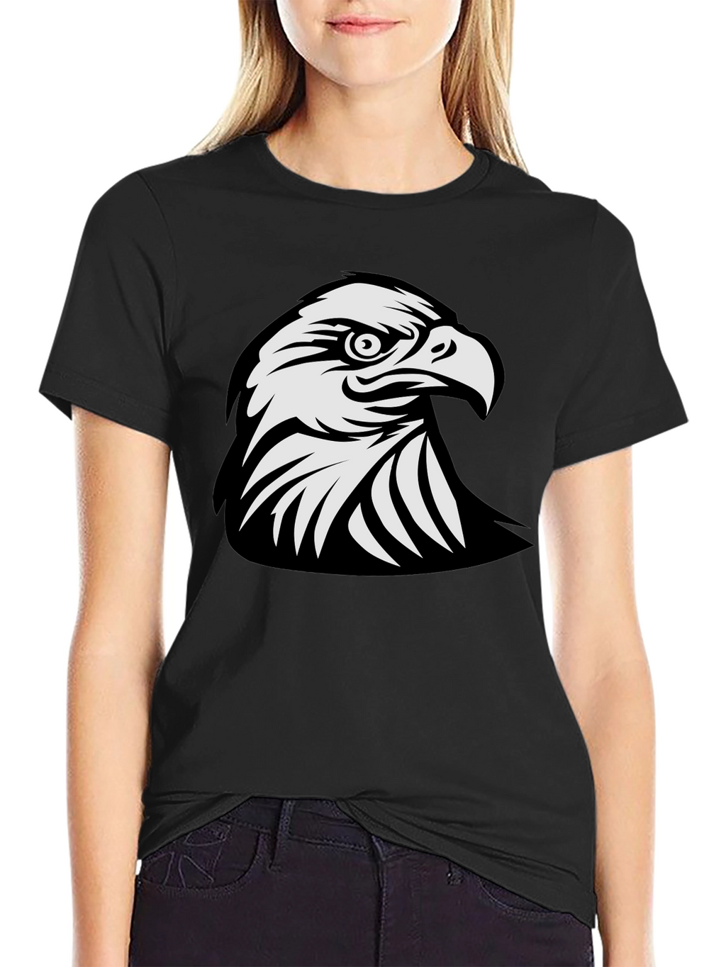 Black Eagle Graphic T-Shirt - Bold & Stylish