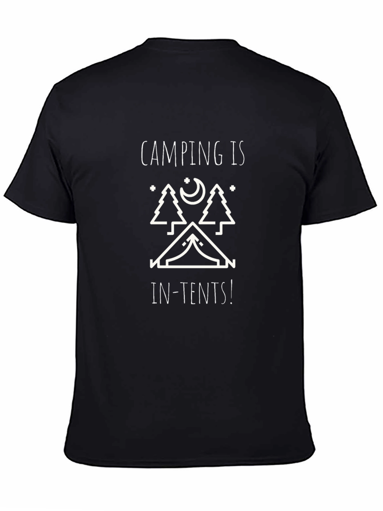 Camping Is In-Tents! Funny Outdoor Adventure T-Shirt