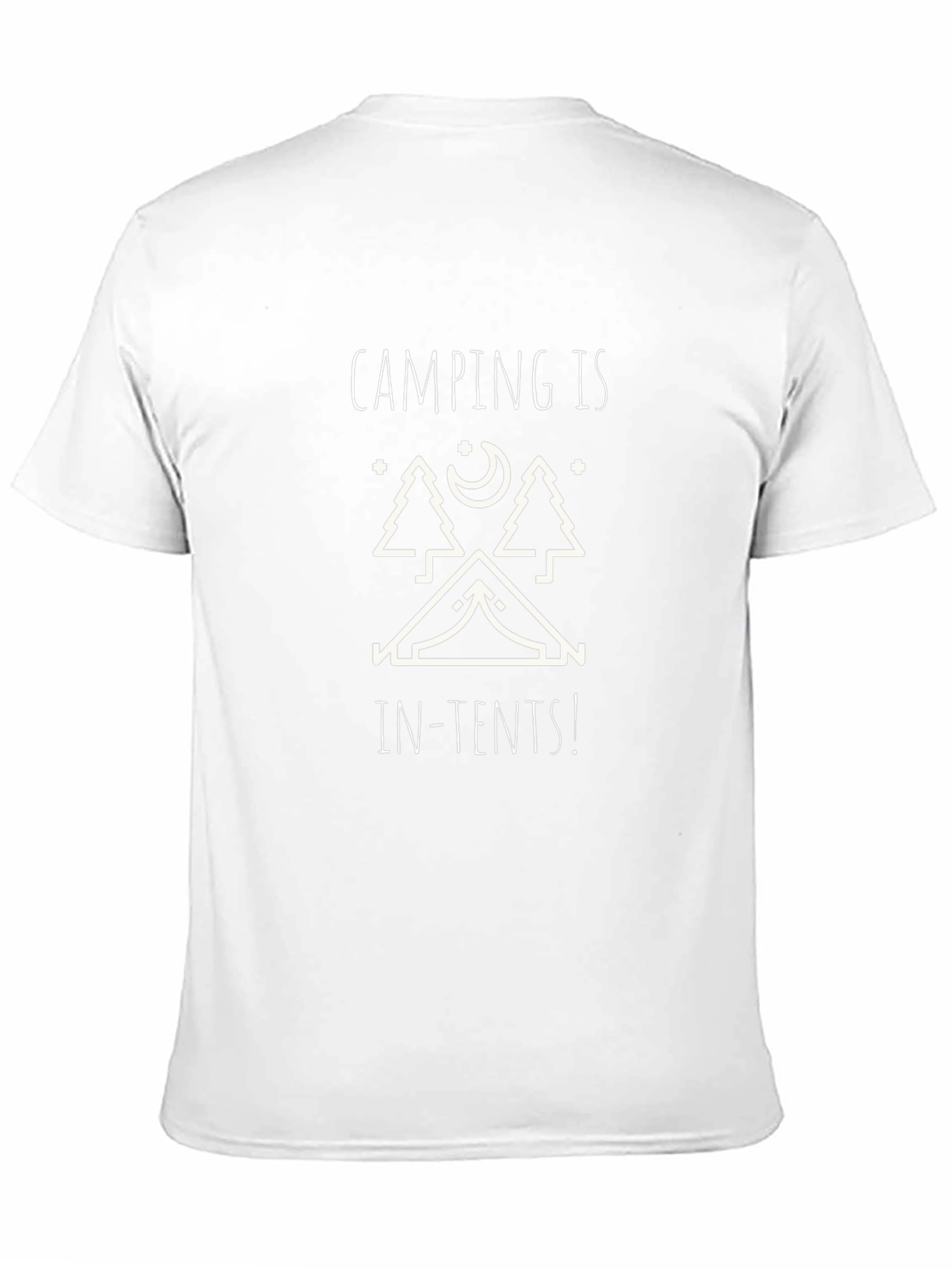 Camping Is In-Tents! Funny Outdoor Adventure T-Shirt