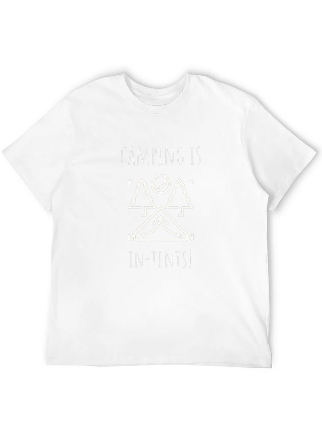 Camping Is In-Tents! Funny Outdoor Adventure T-Shirt