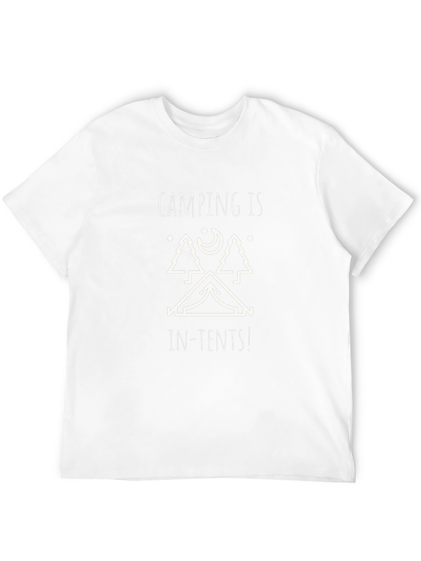 Camping Is In-Tents! Funny Outdoor Adventure T-Shirt