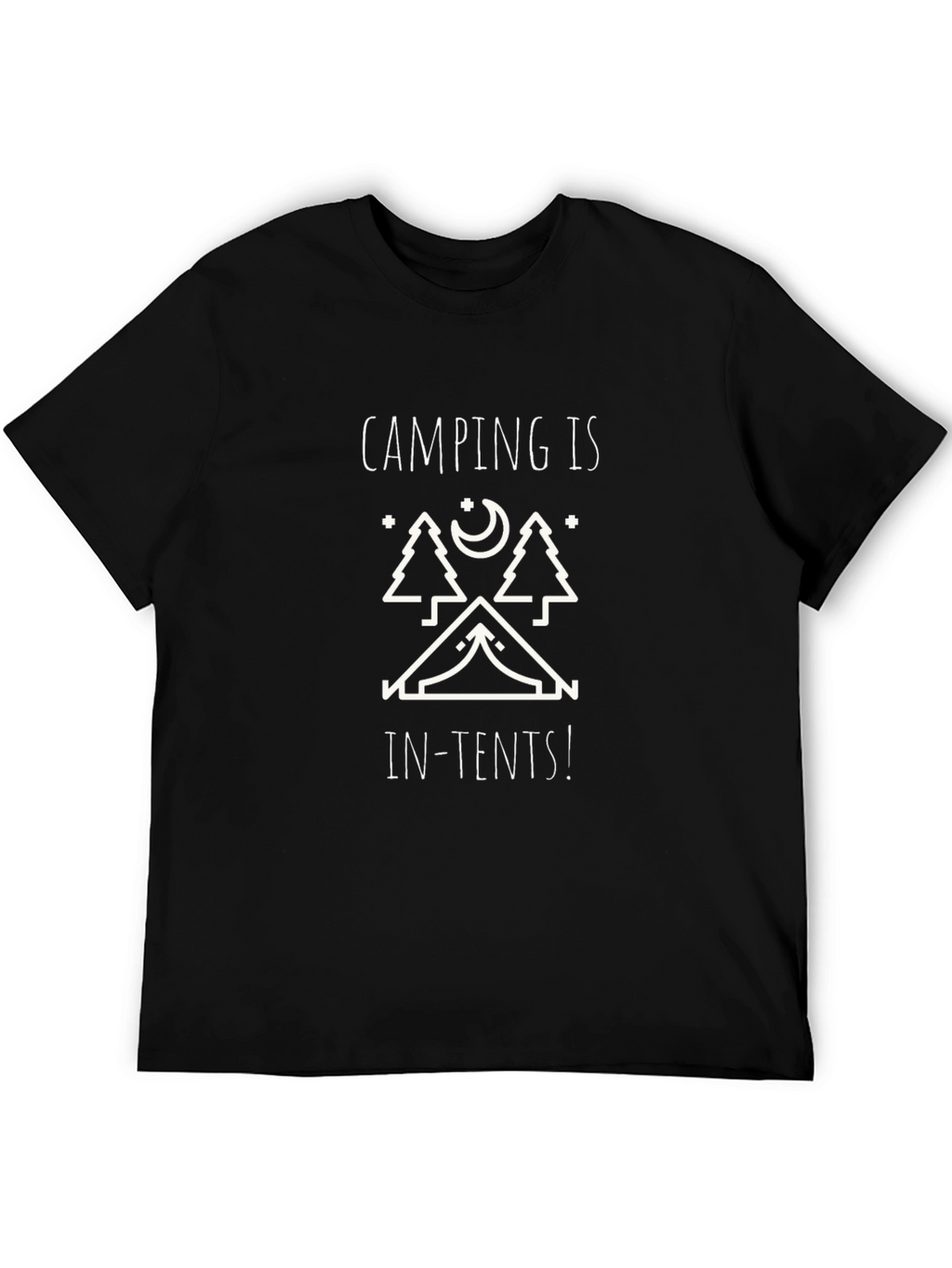 Camping Is In-Tents! Funny Outdoor Adventure T-Shirt
