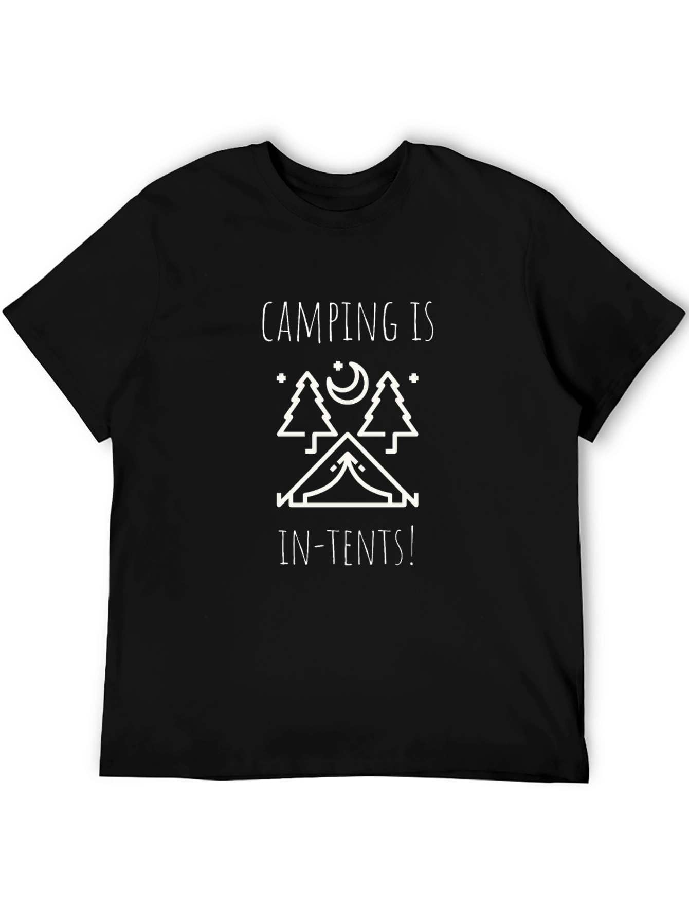Camping Is In-Tents! Funny Outdoor Adventure T-Shirt