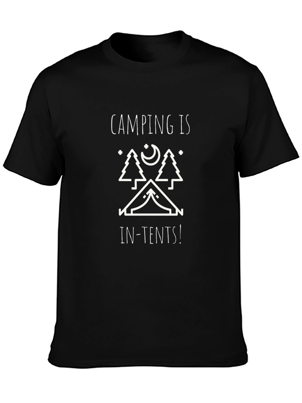 Camping Is In-Tents! Funny Outdoor Adventure T-Shirt