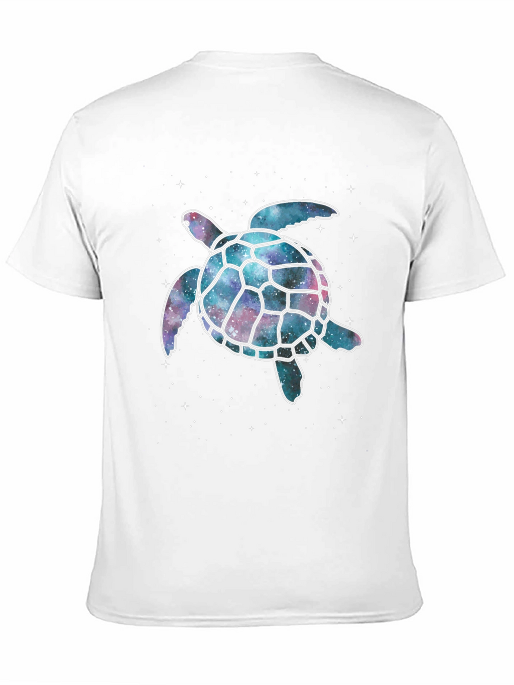 Cosmic Turtle Graphic T-Shirt - Black