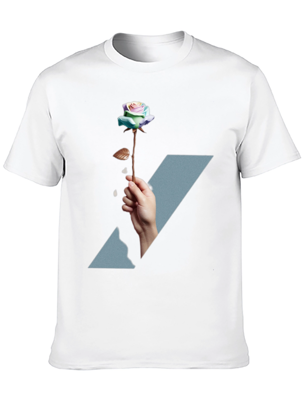 Rose Graphic Tee - Mens Fashion T-Shirt