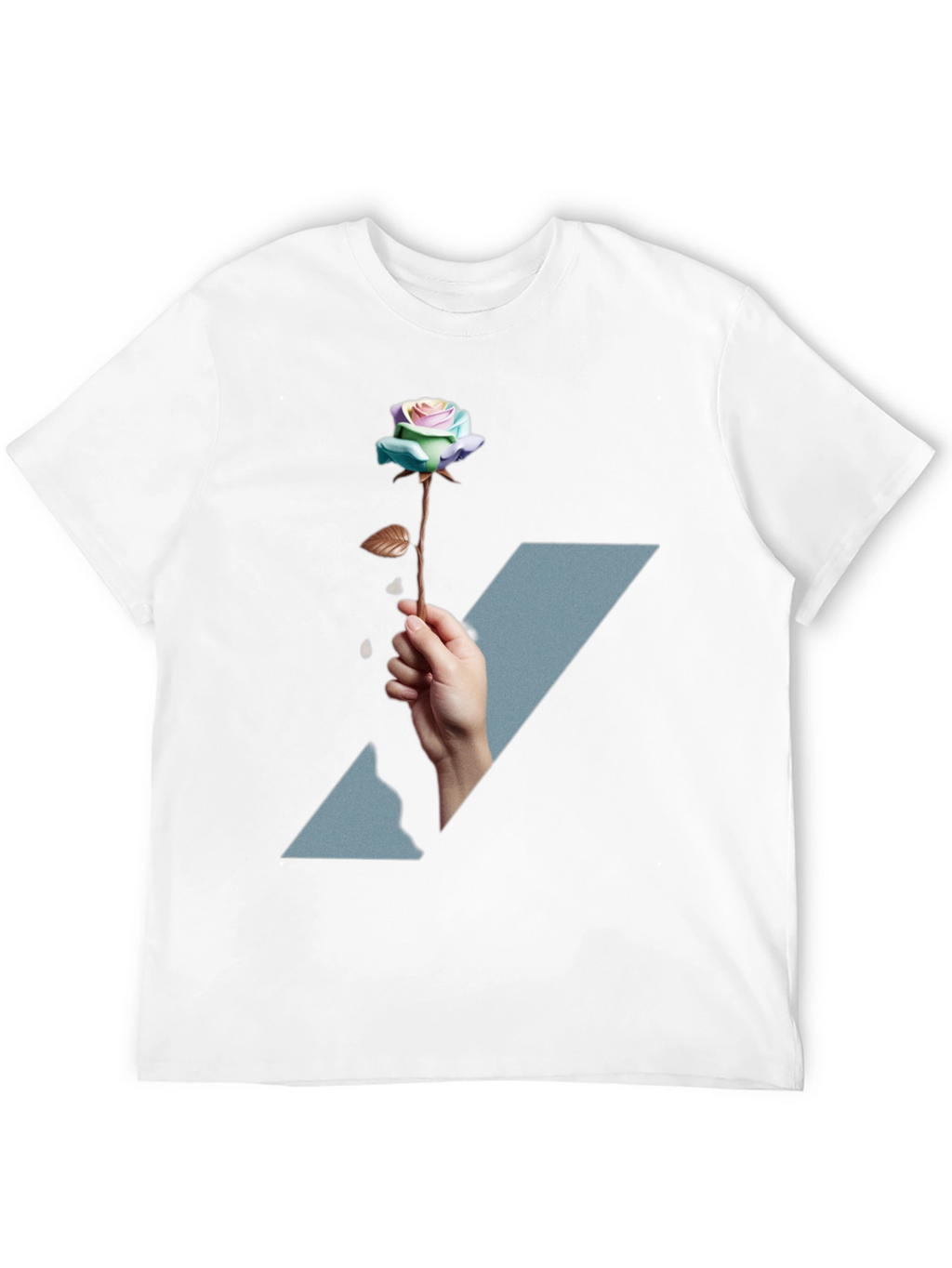 Rose Graphic Tee - Mens Fashion T-Shirt