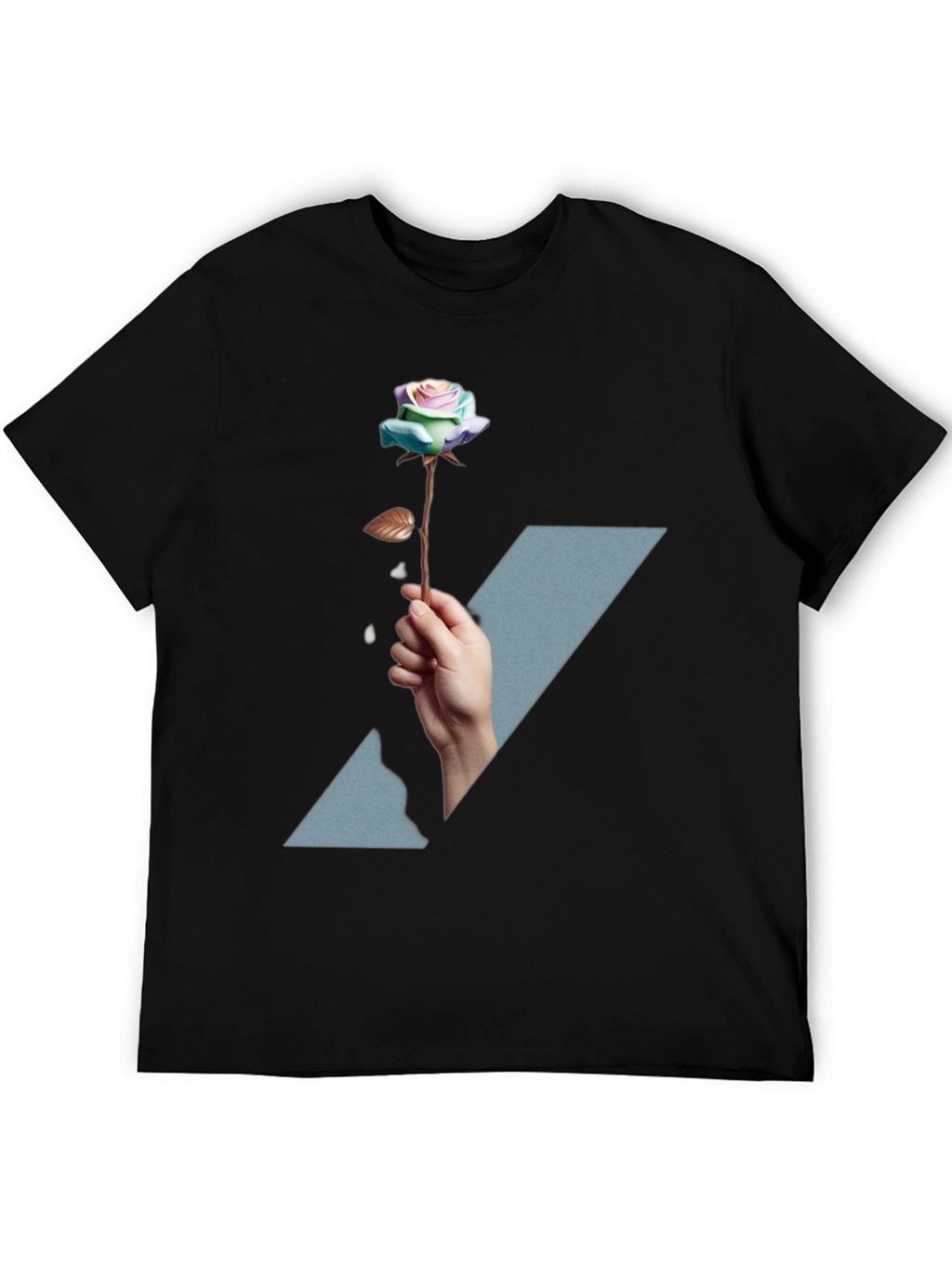 Rose Graphic Tee - Mens Fashion T-Shirt