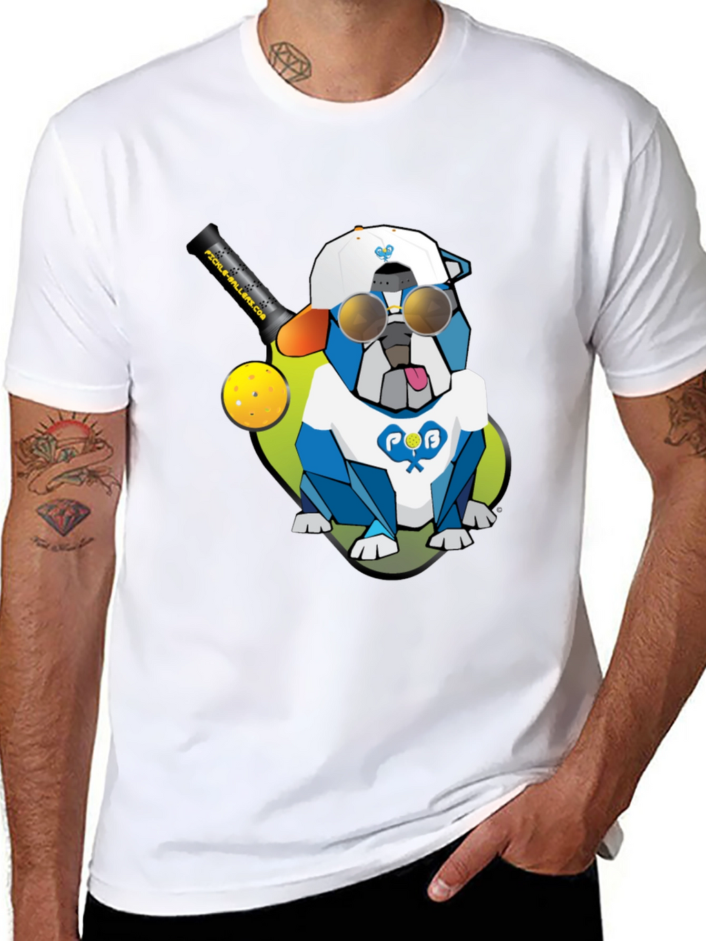 Cool Bulldog Pickleball T-Shirt