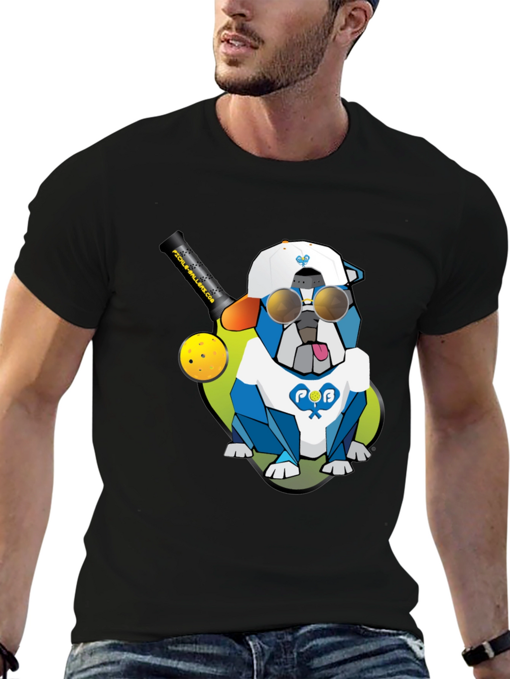 Cool Bulldog Pickleball T-Shirt