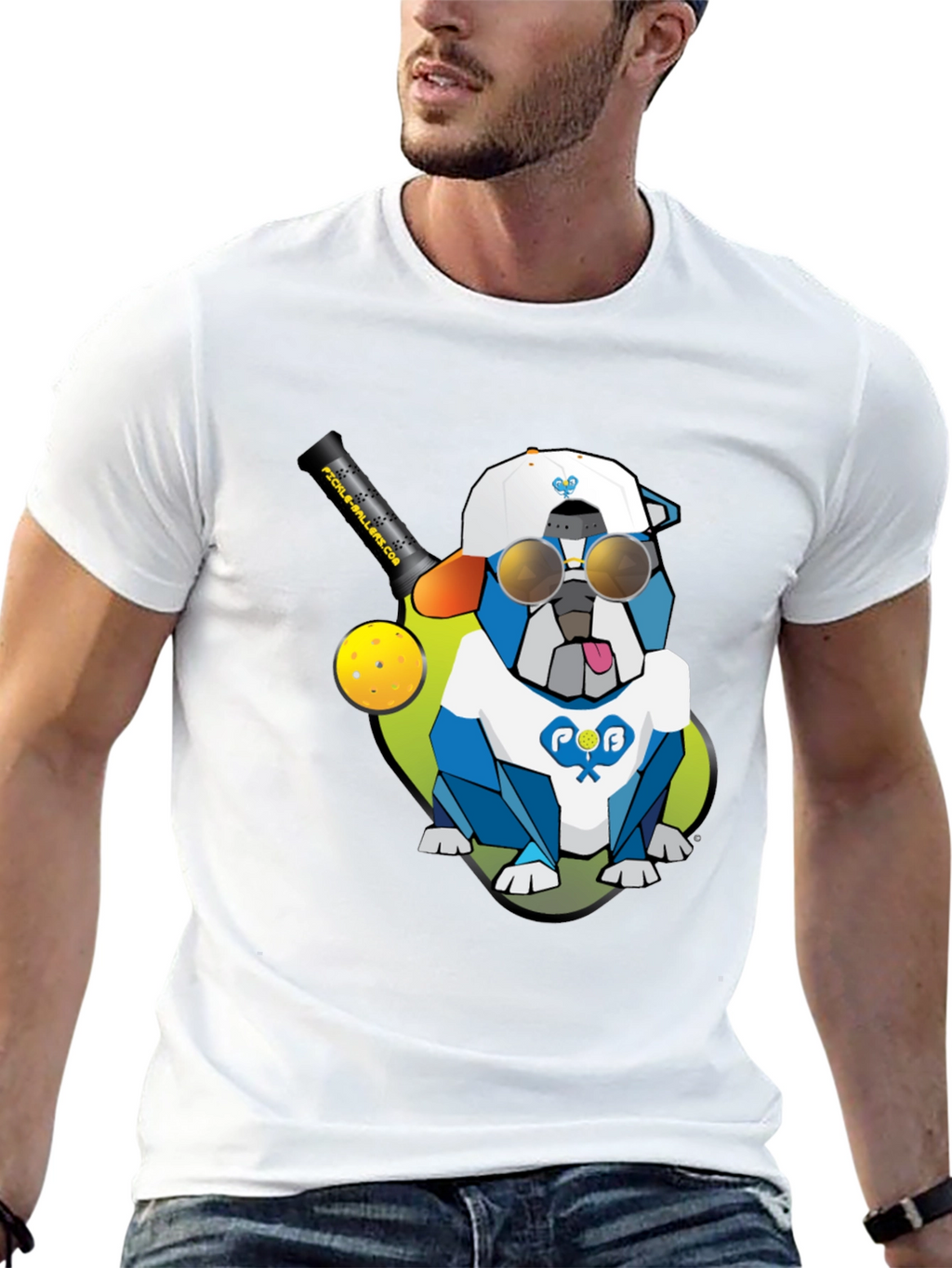 Cool Bulldog Pickleball T-Shirt
