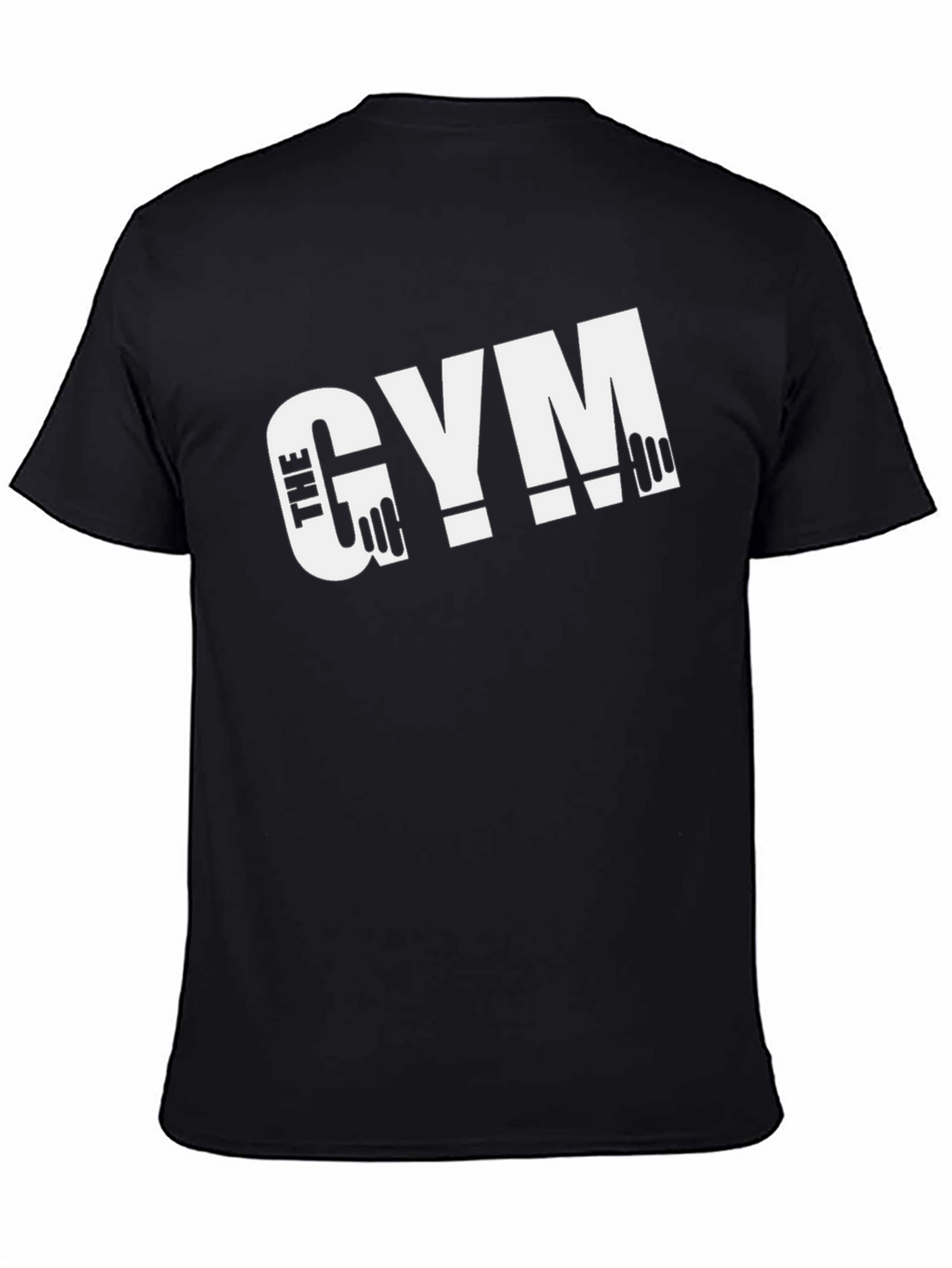 The Gym Black T-Shirt - Workout Ready!