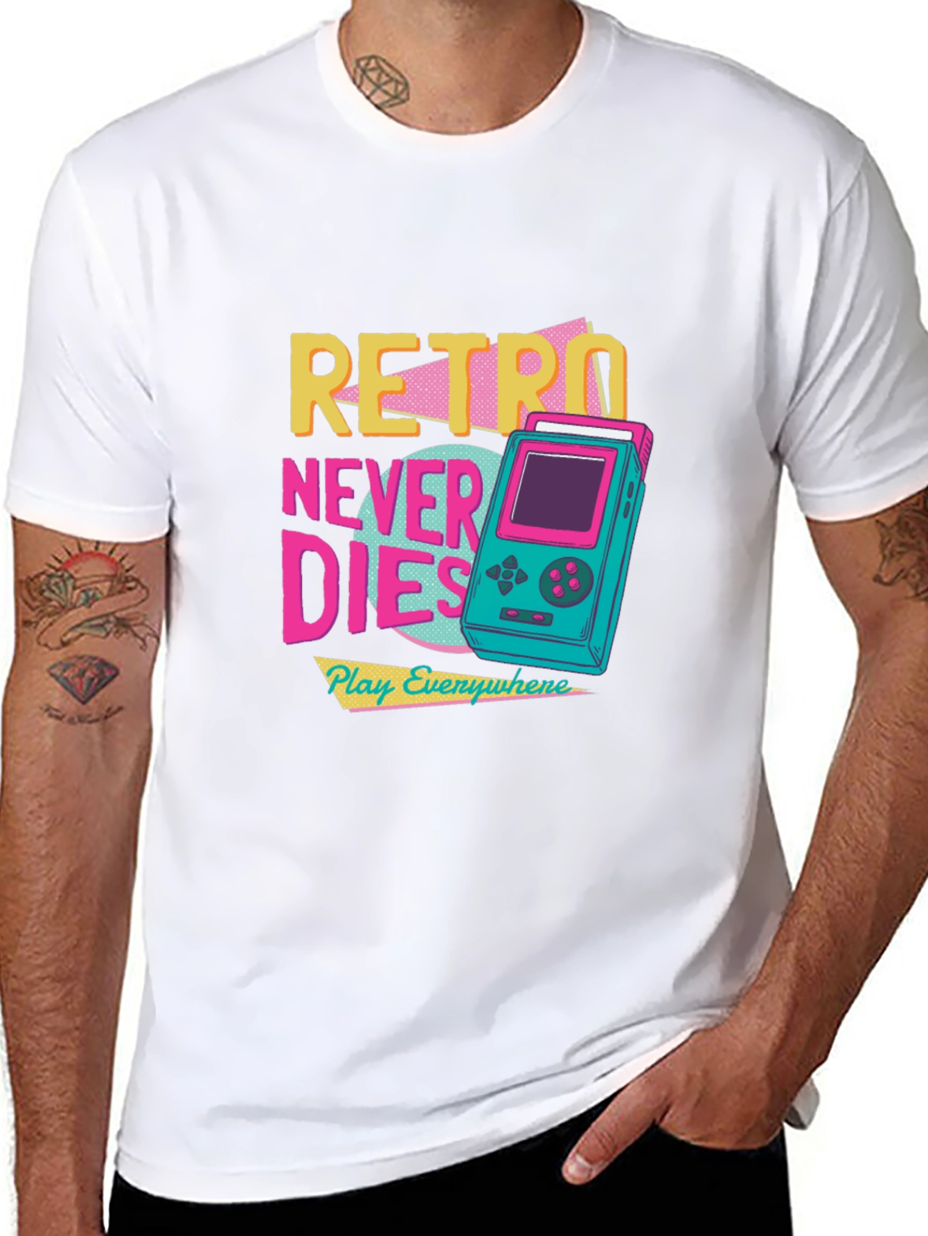 Retro Never Dies Graphic T-Shirt