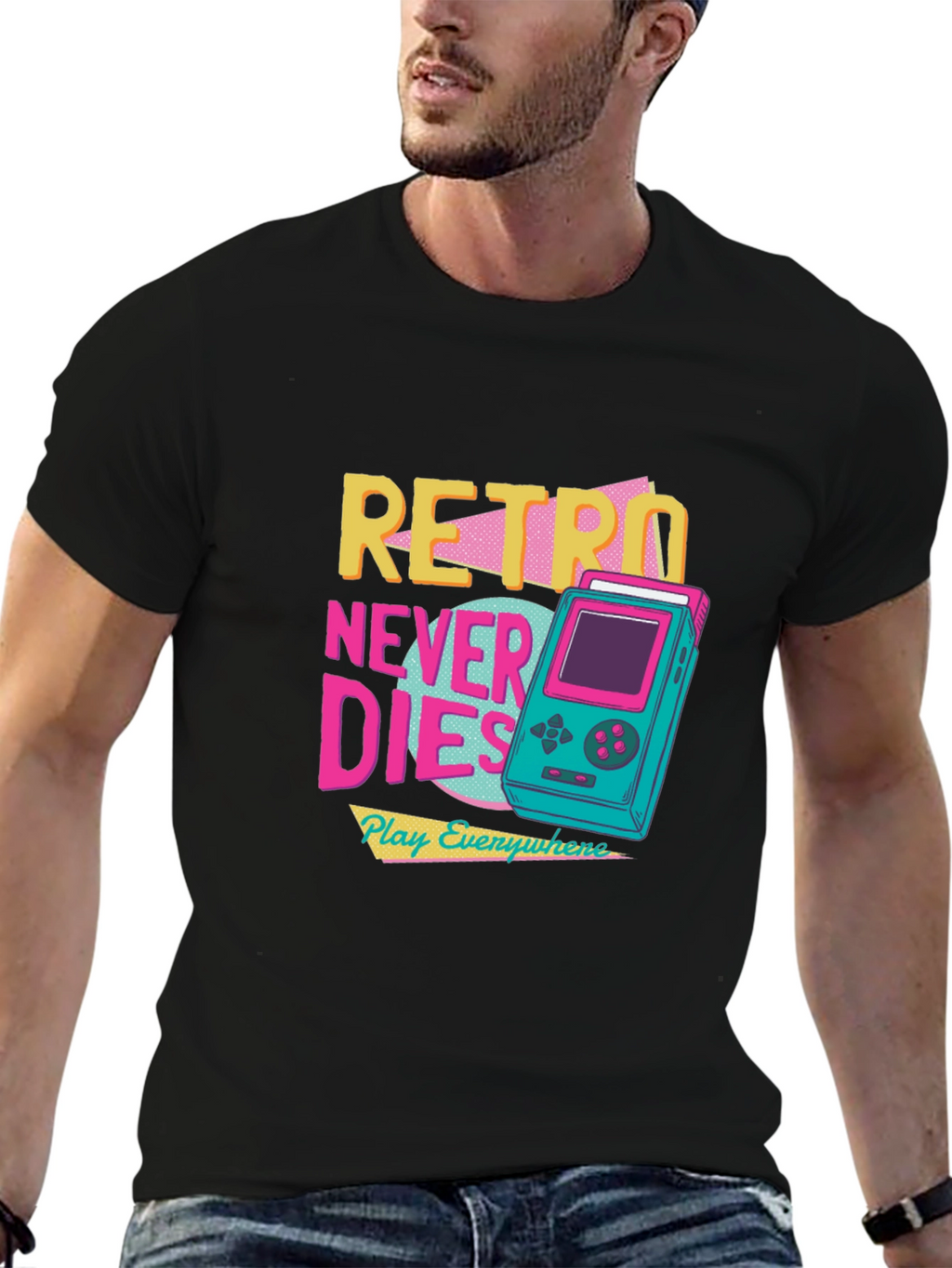 Retro Never Dies Graphic T-Shirt