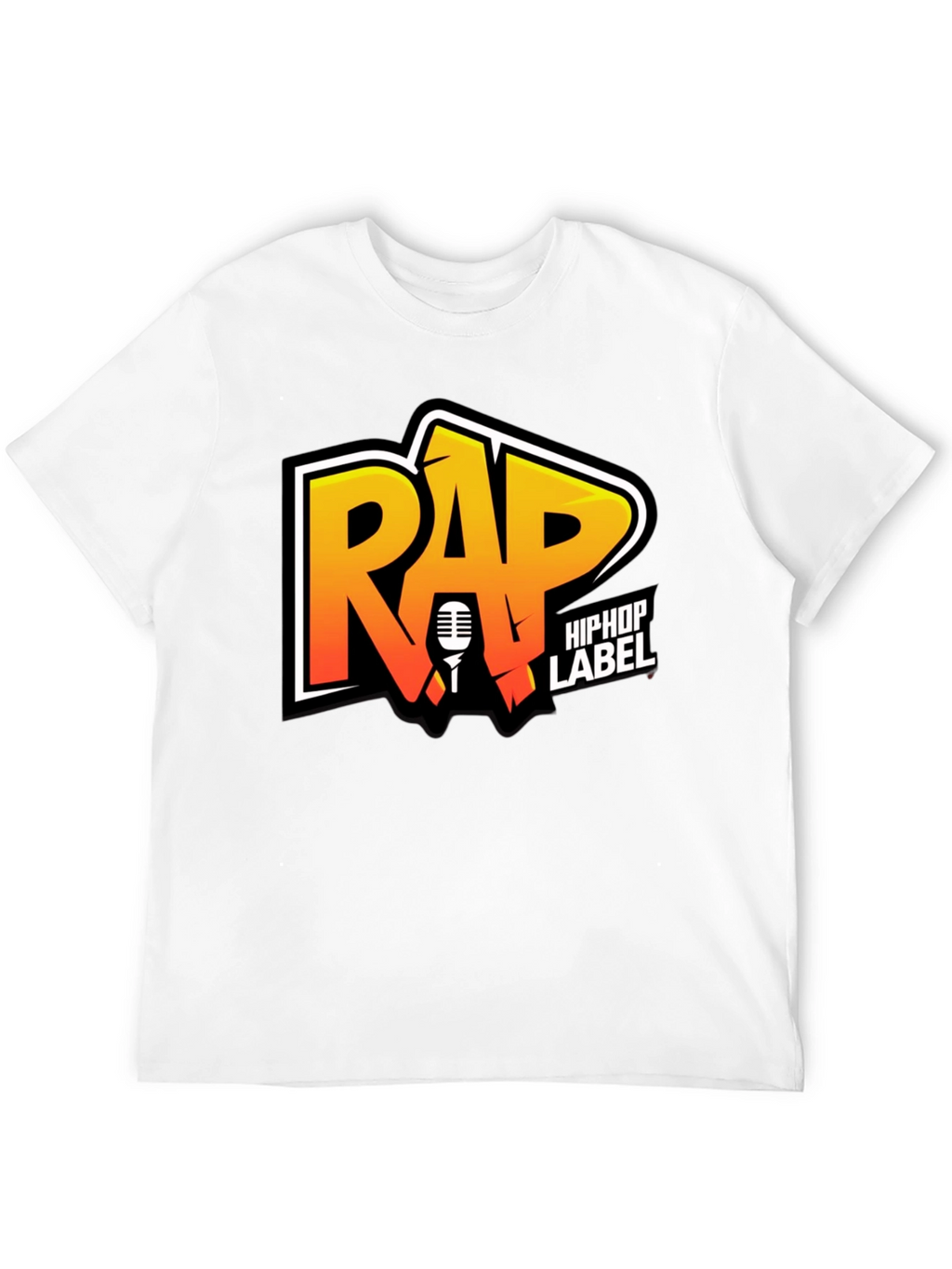 RAP HipHop Label Graphic Tee
