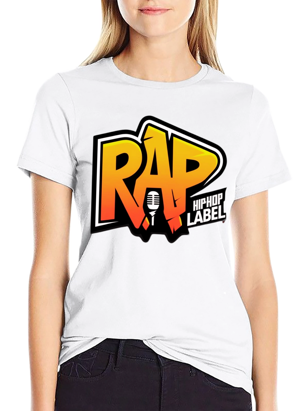 RAP HipHop Label Graphic Tee