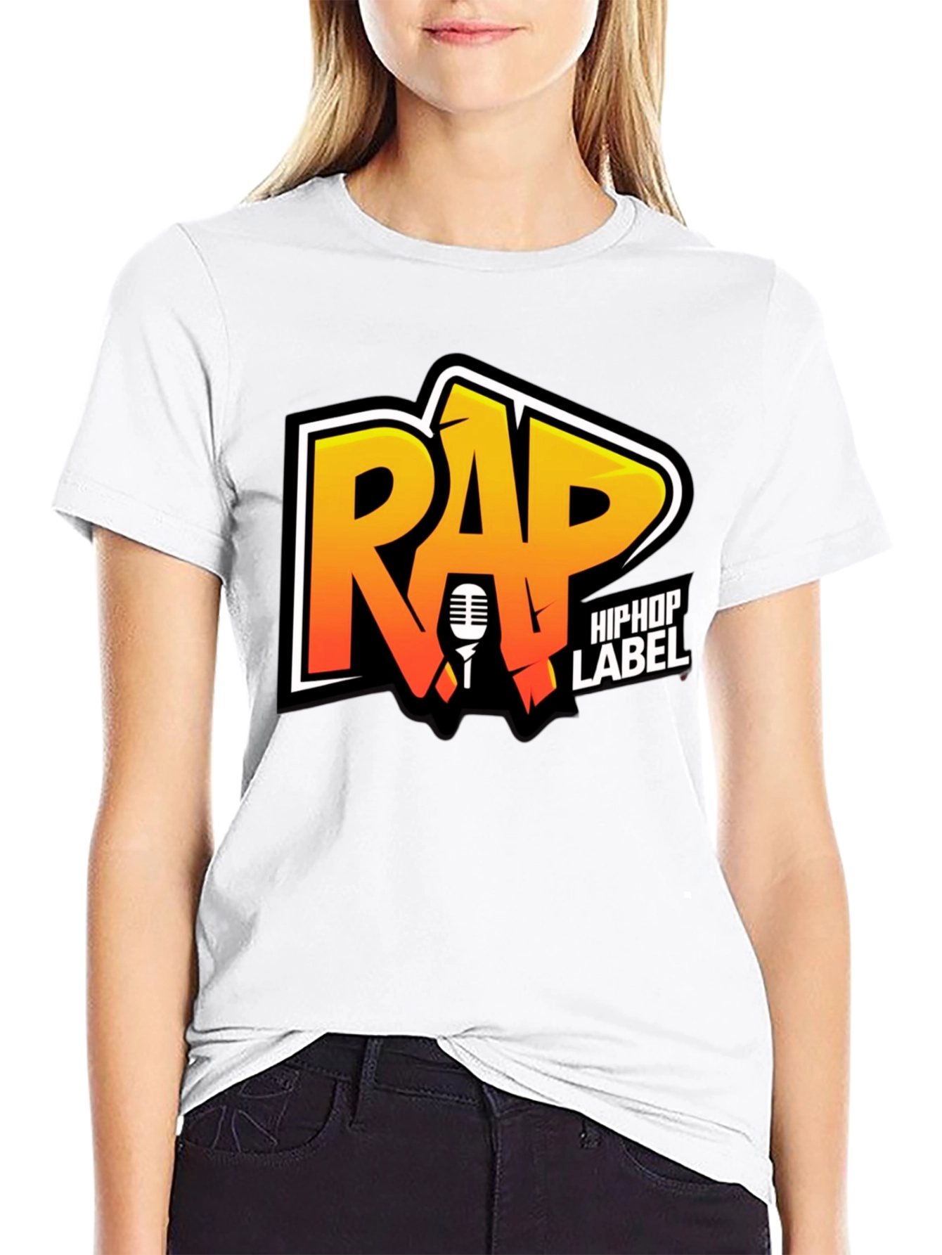 RAP HipHop Label Graphic Tee