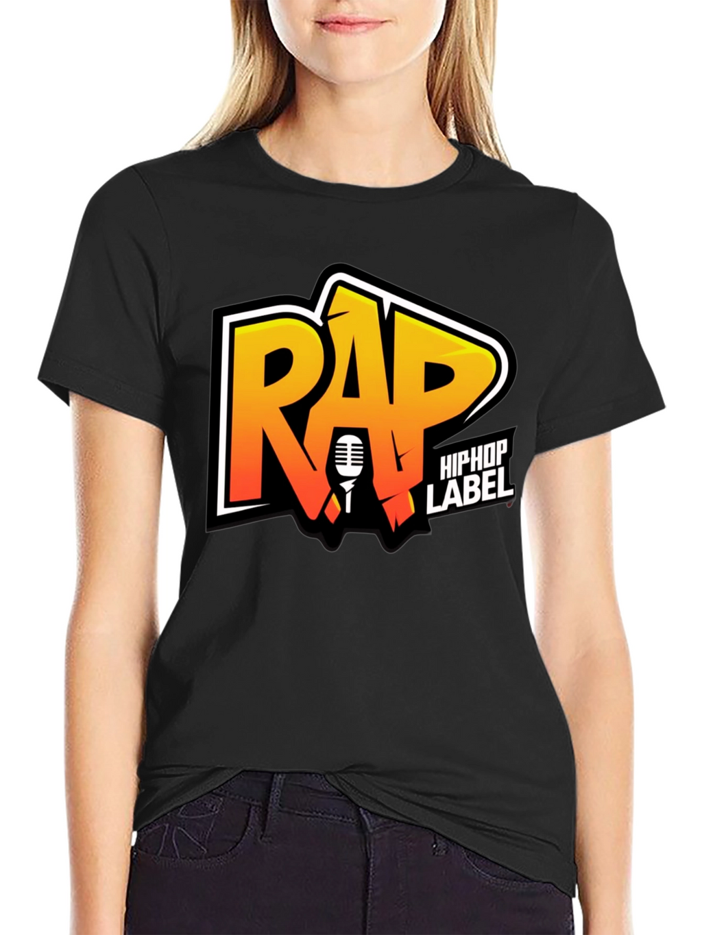 RAP HipHop Label Graphic Tee