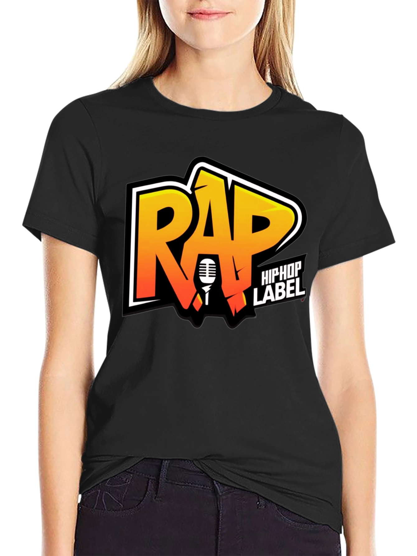 RAP HipHop Label Graphic Tee