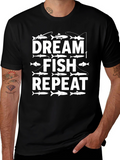 Dream Fish Repeat Graphic Tee