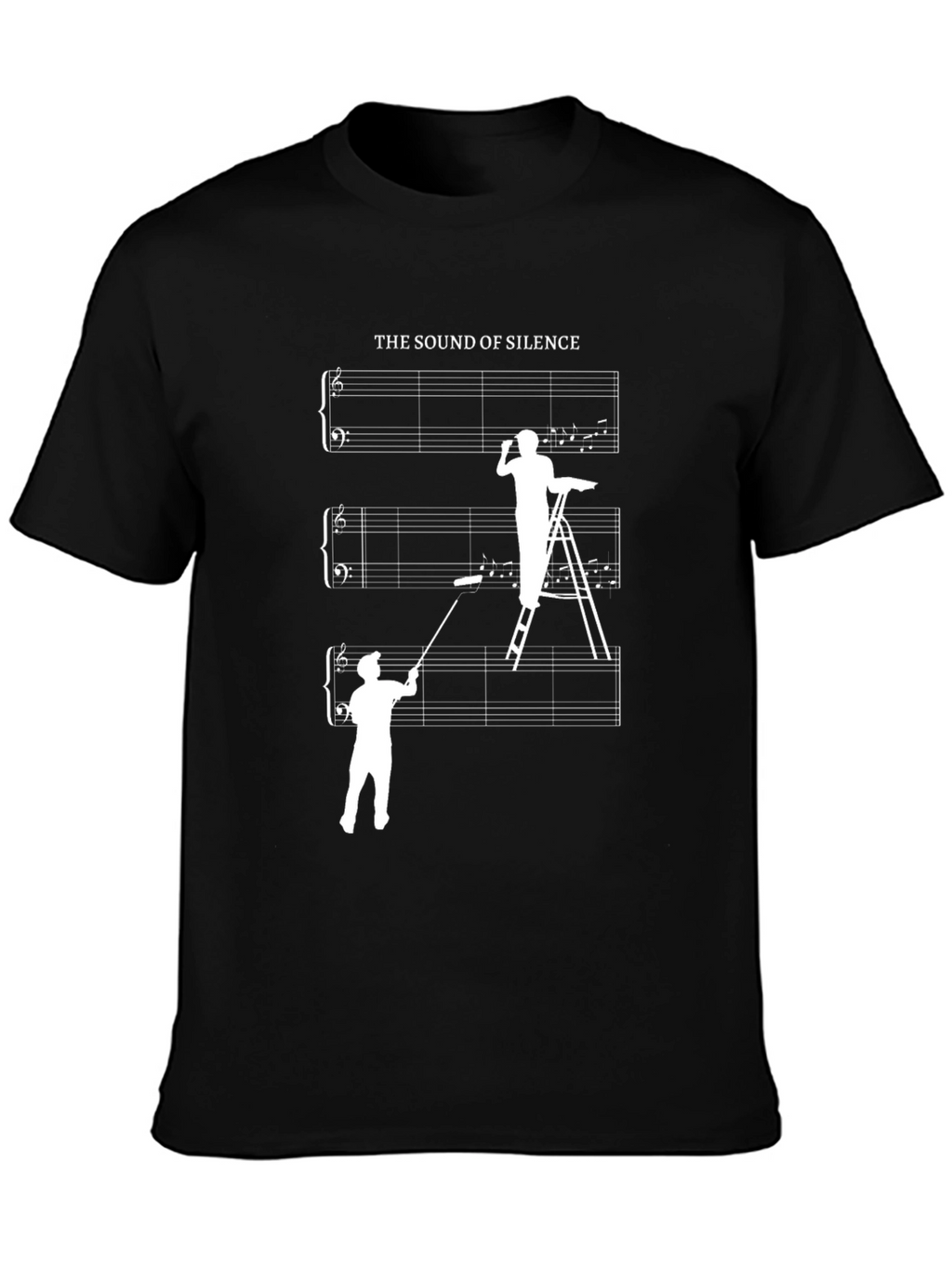 The Sound of Silence Musician Humor T-Shirt