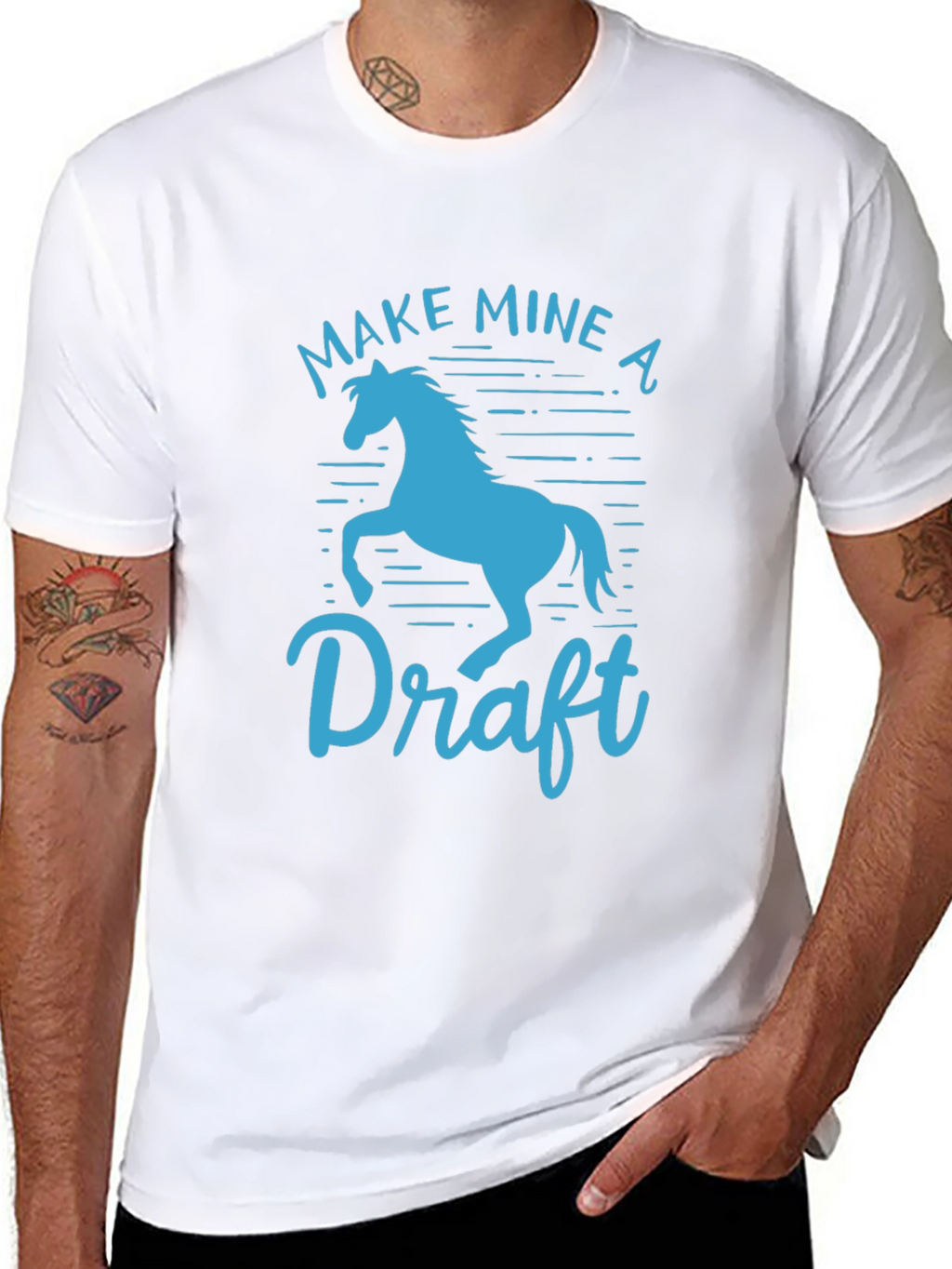 Make Mine a Draft Horse T-Shirt