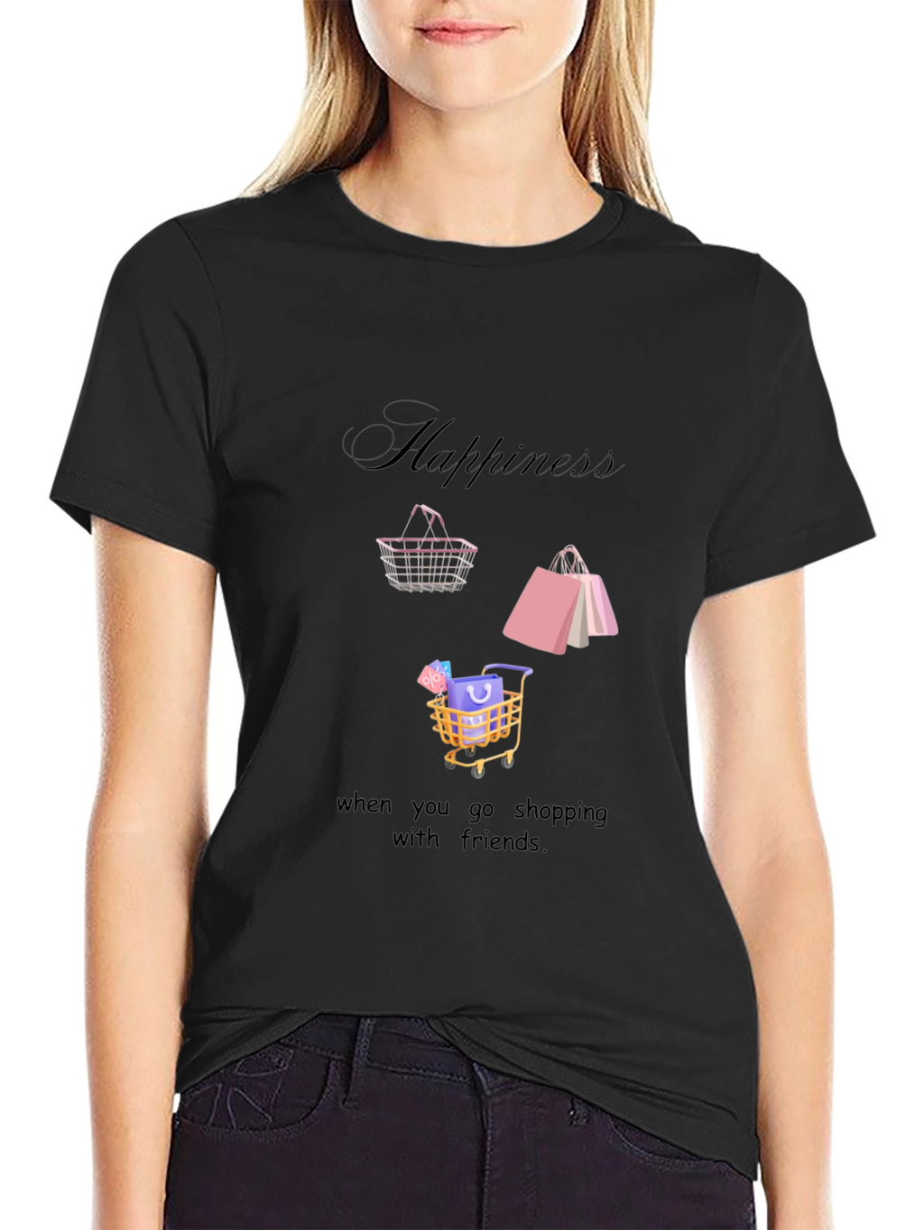 Happiness Shopping Tee
