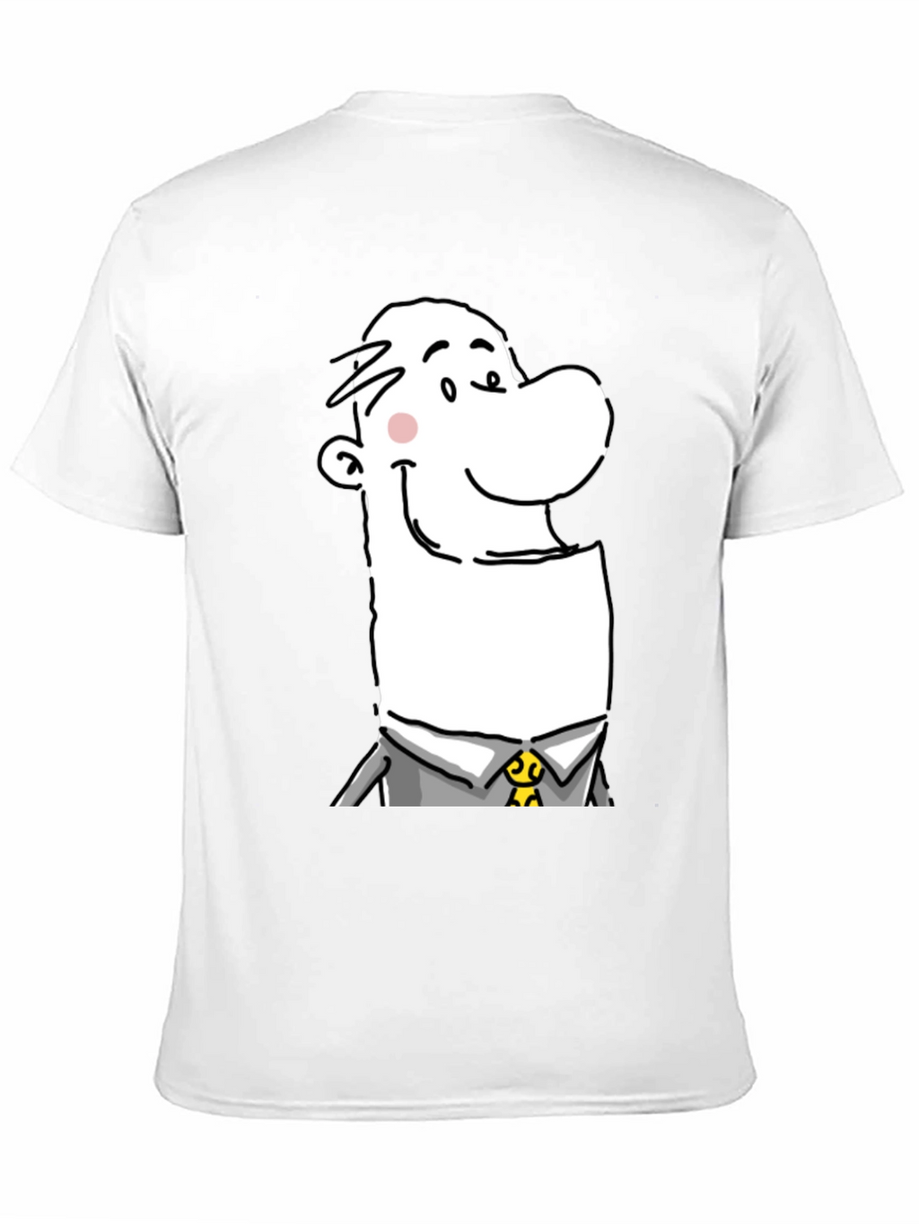Cartoon Man Graphic T-Shirt