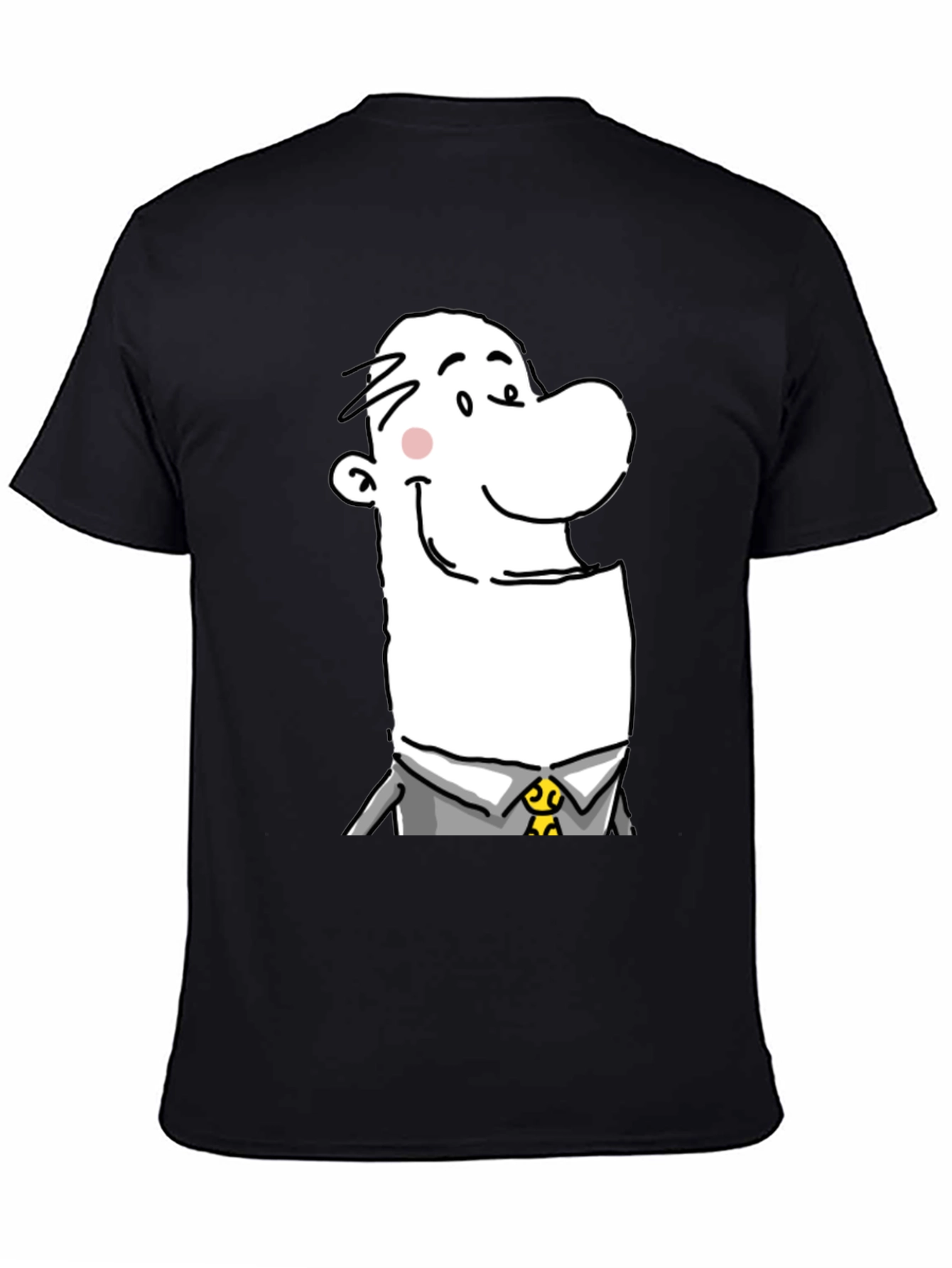 Cartoon Man Graphic T-Shirt