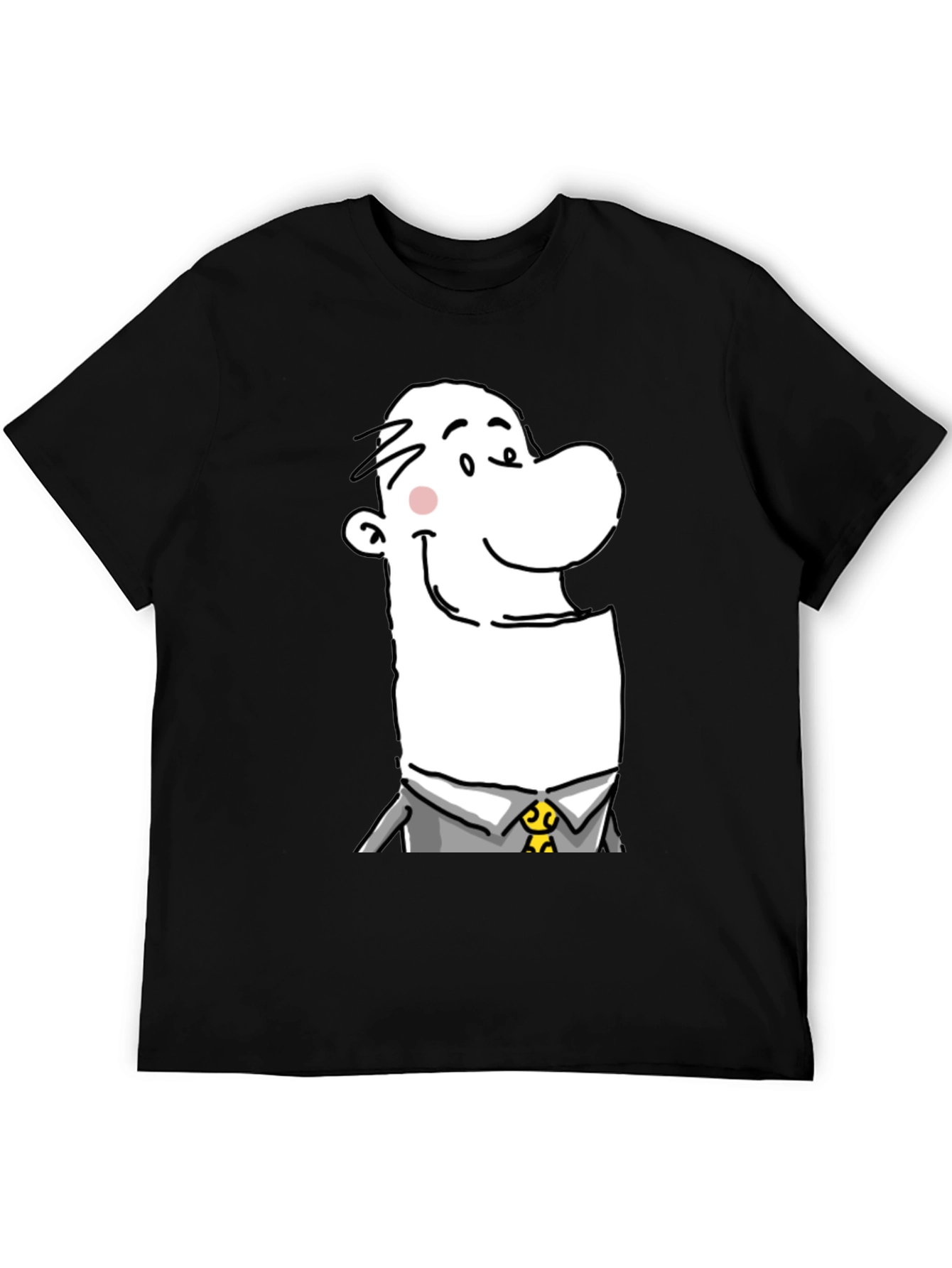 Cartoon Man Graphic T-Shirt