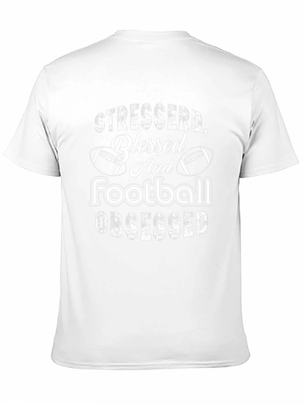 Stressed Blessed Football Obsessed Tee