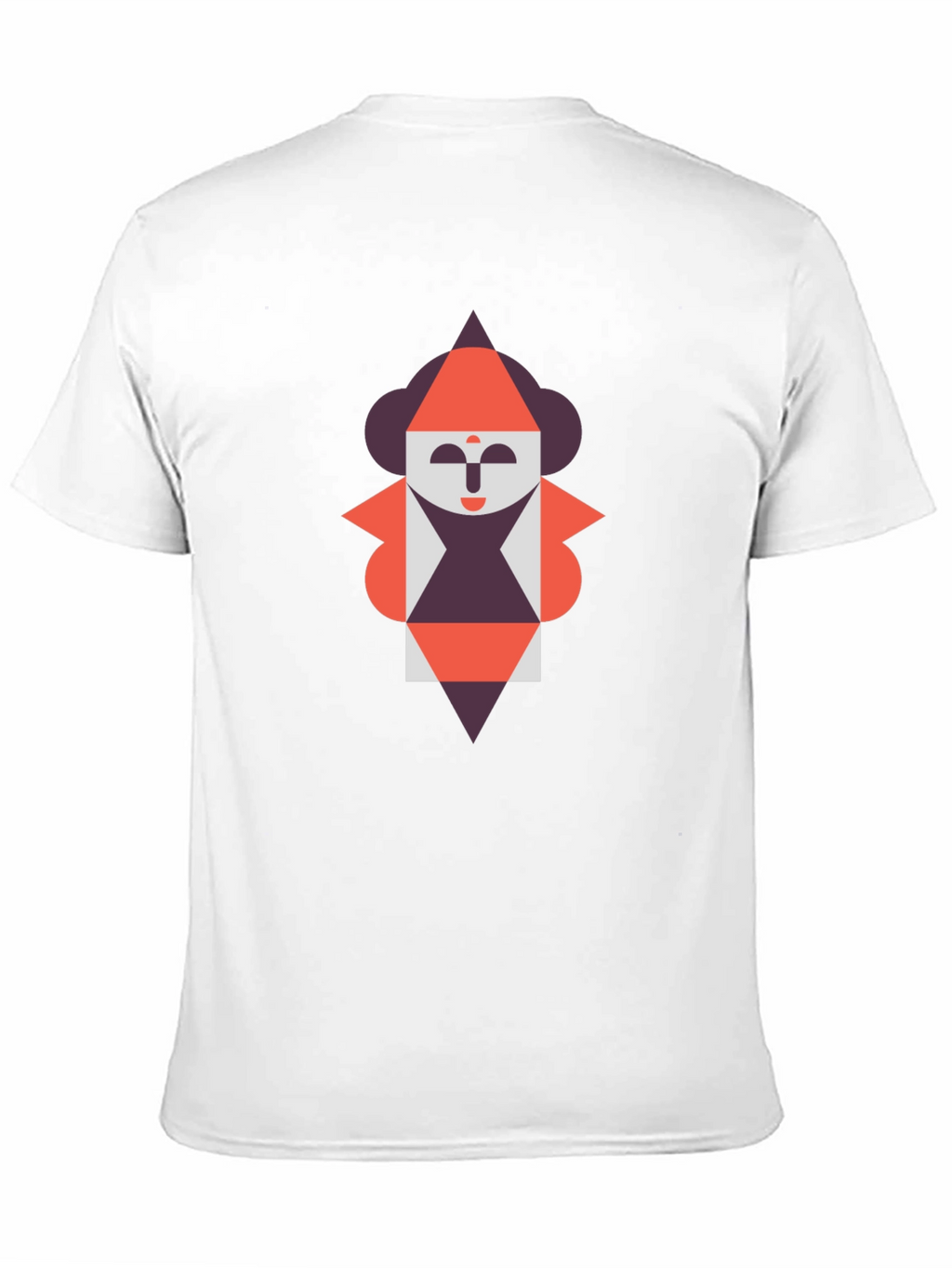 Geometric Figure Graphic Tee - Unique Design