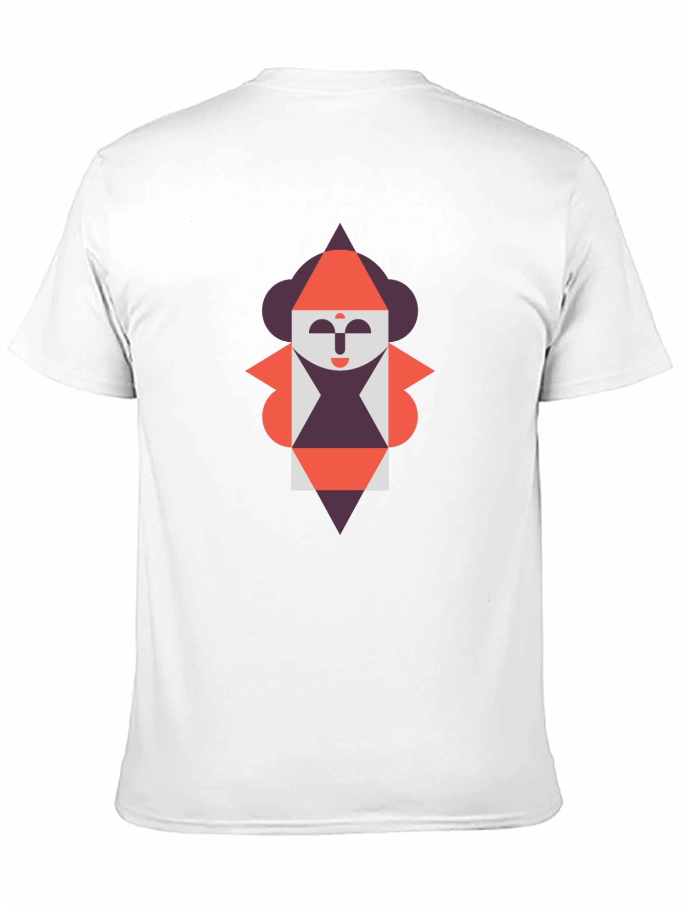Geometric Figure Graphic Tee - Unique Design
