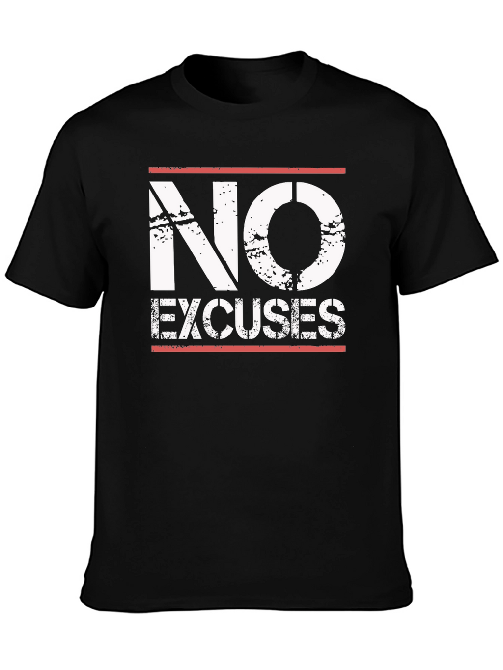 No Excuses Graphic T-Shirt - Black