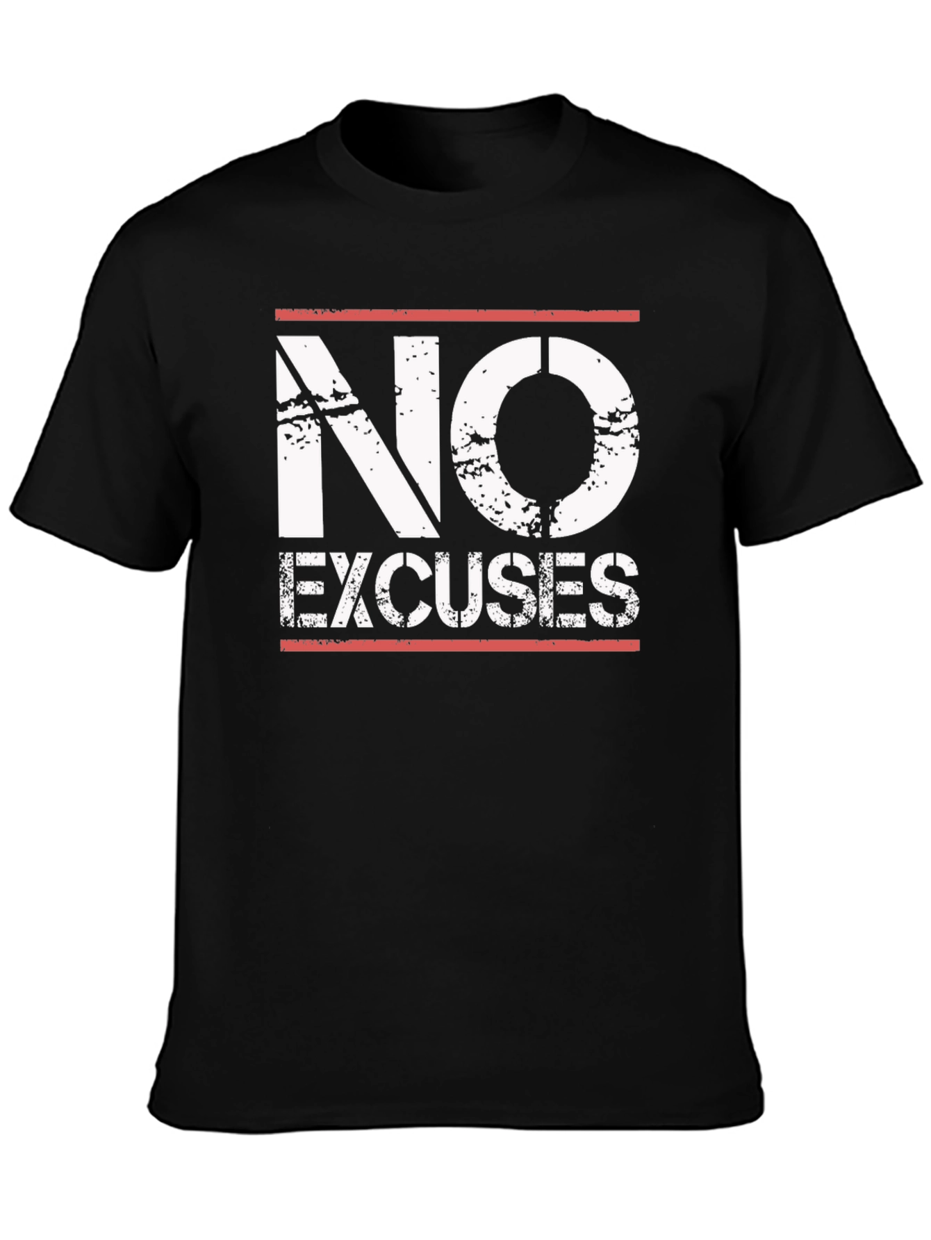 No Excuses Graphic T-Shirt - Black