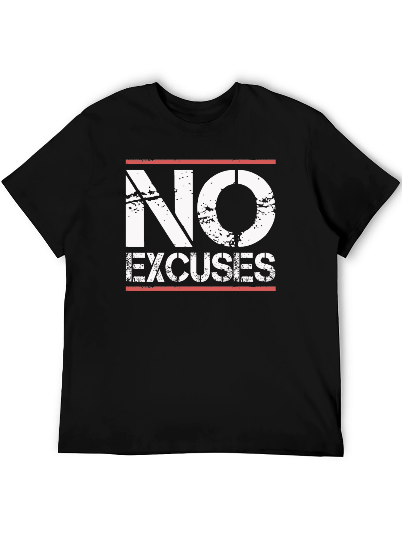 No Excuses Graphic T-Shirt - Black