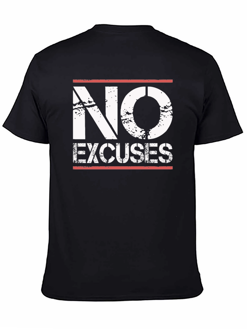 No Excuses Graphic T-Shirt - Black