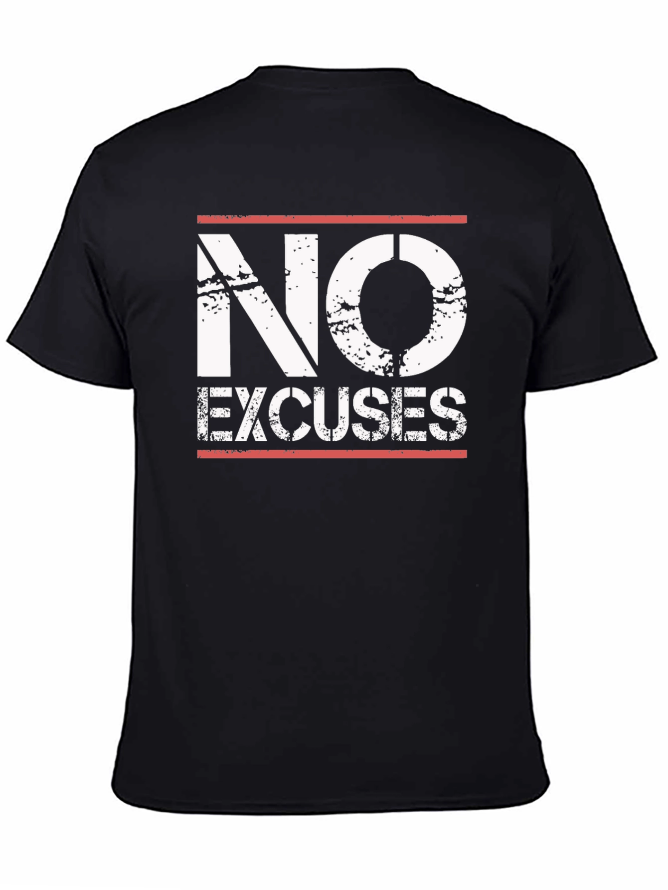 No Excuses Graphic T-Shirt - Black
