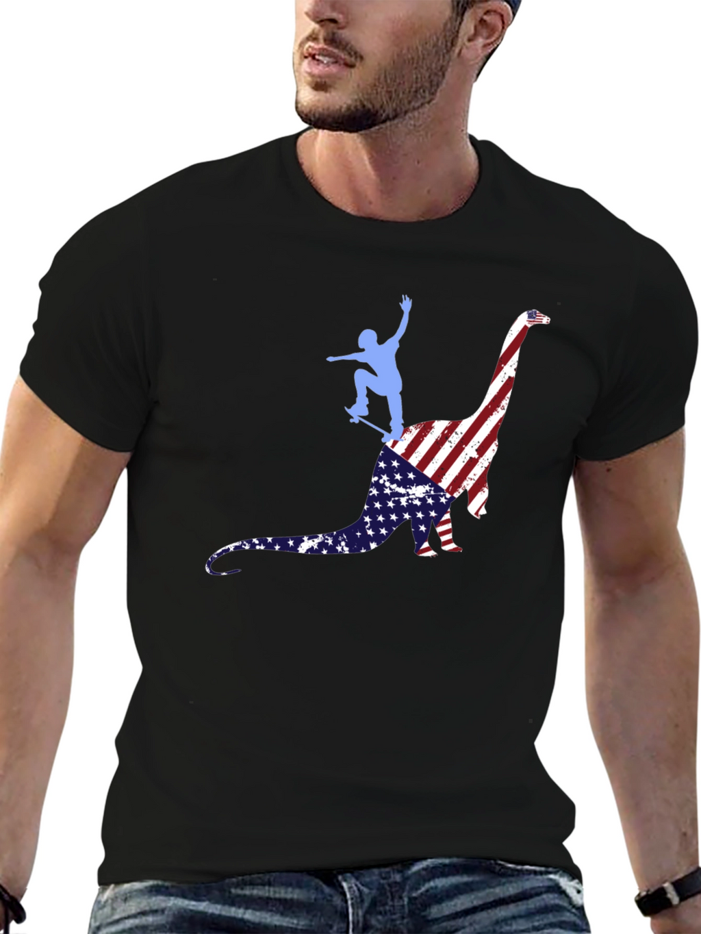 American Dino Skater T-Shirt