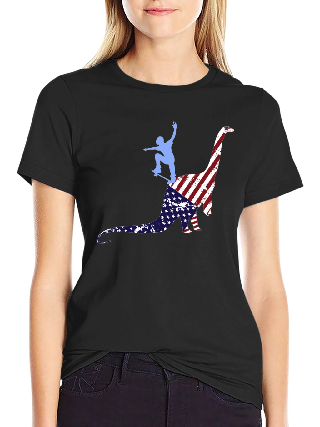 American Dino Skater T-Shirt