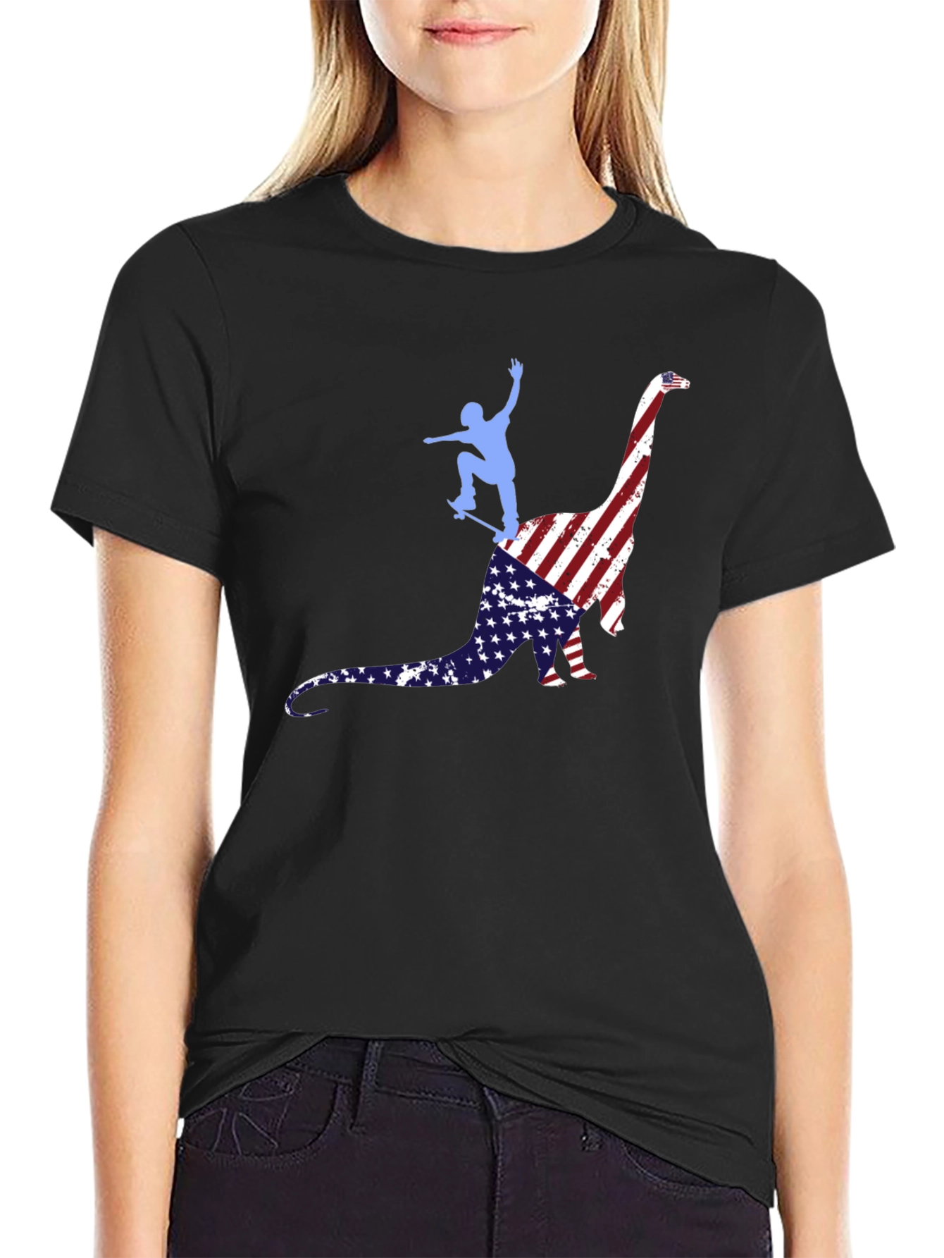 American Dino Skater T-Shirt