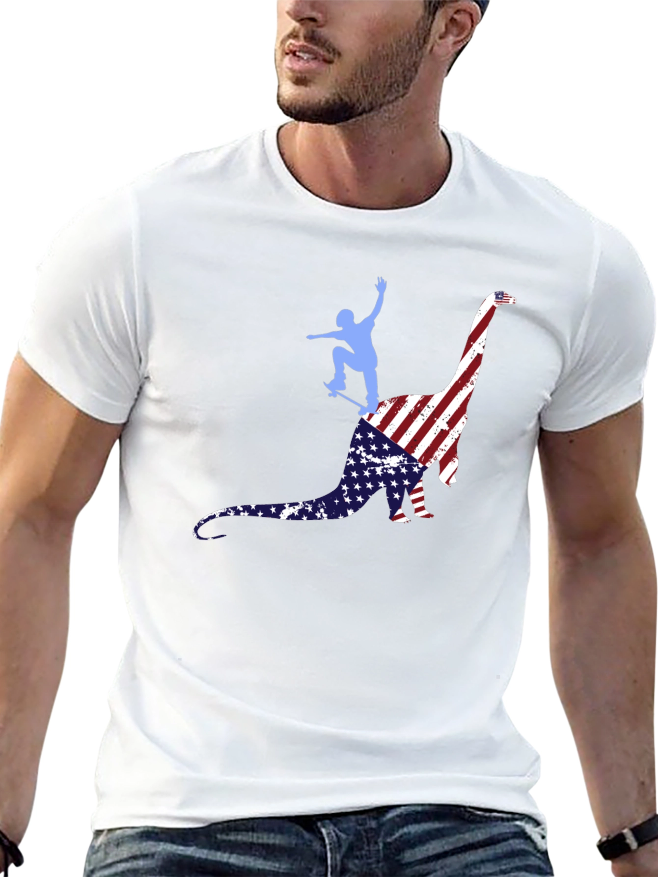 American Dino Skater T-Shirt