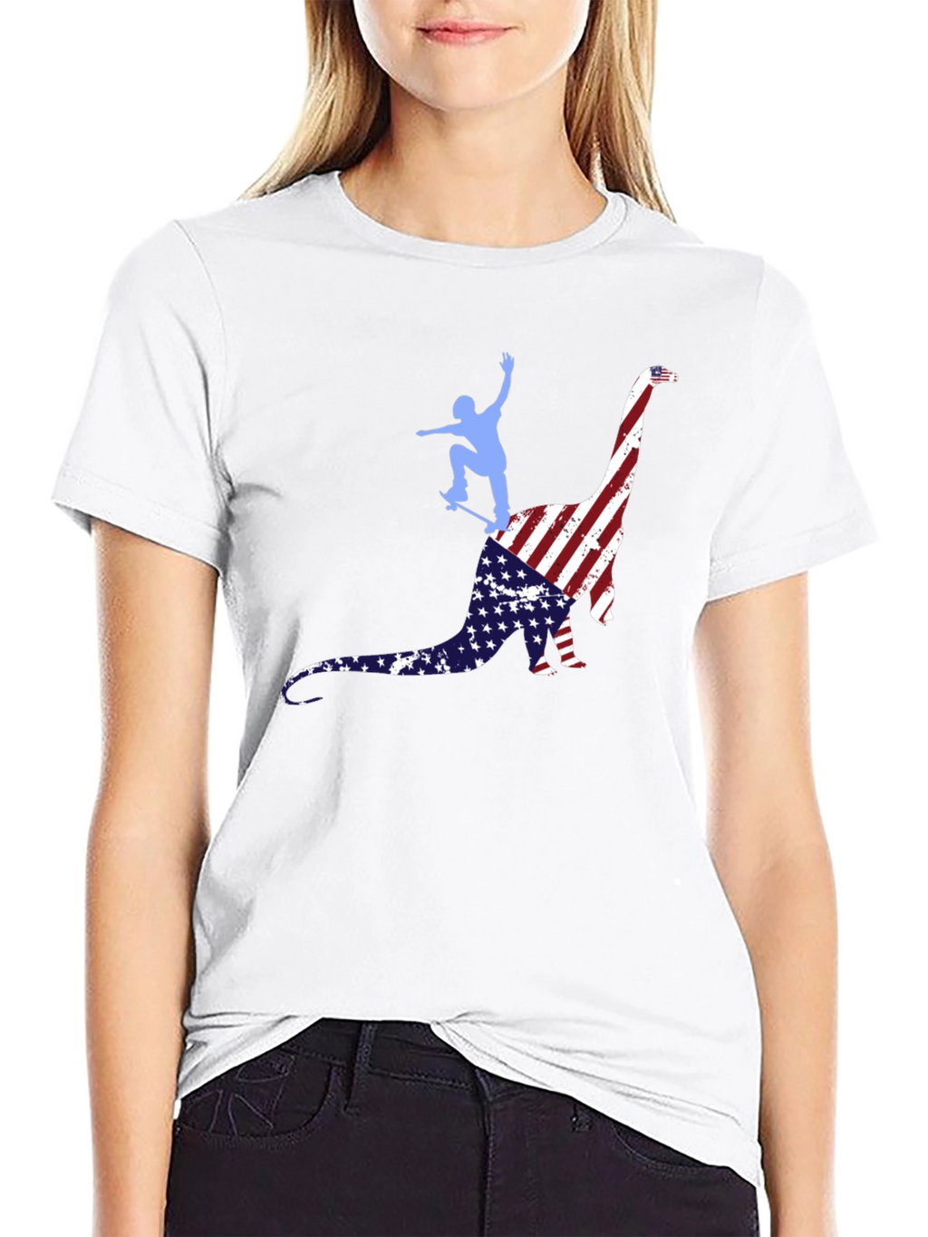 American Dino Skater T-Shirt