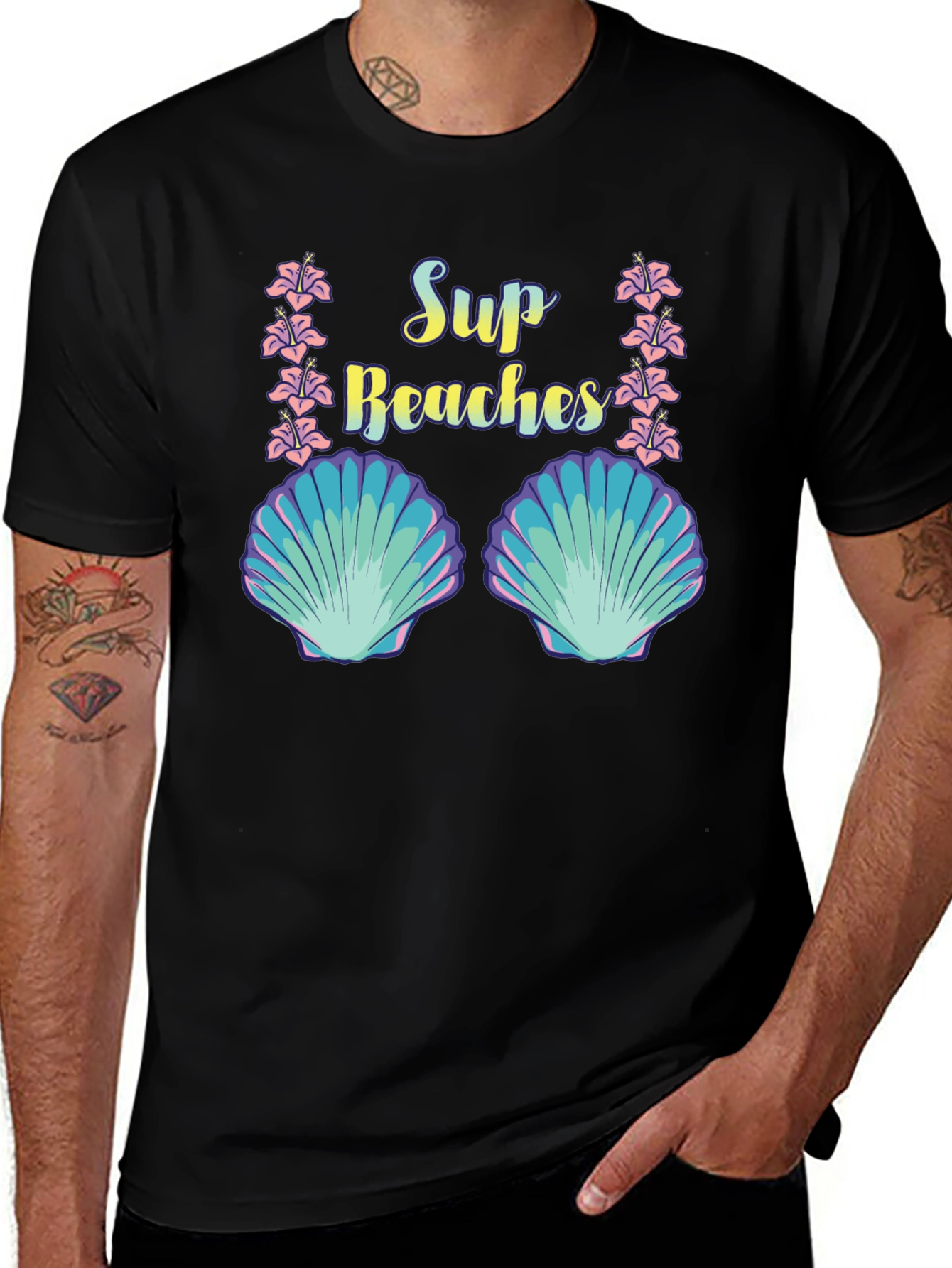 Sup Beaches Seashell T-Shirt