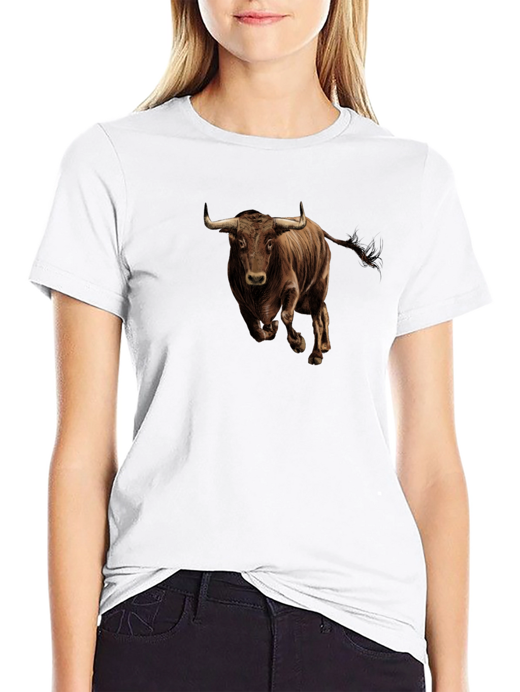 Bold Bull Graphic T-Shirt - Black
