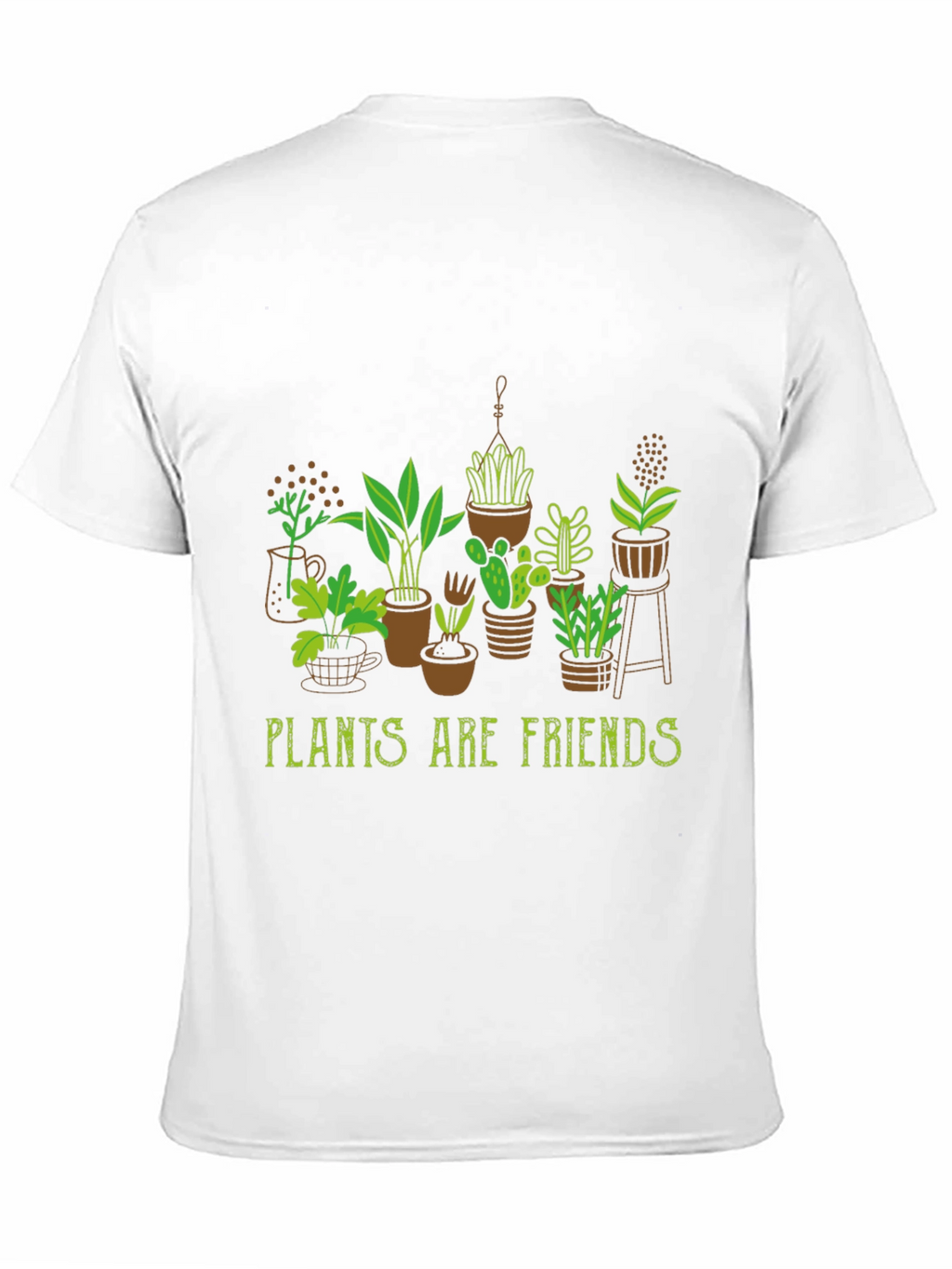 Plants are Friends Graphic Tee - Black