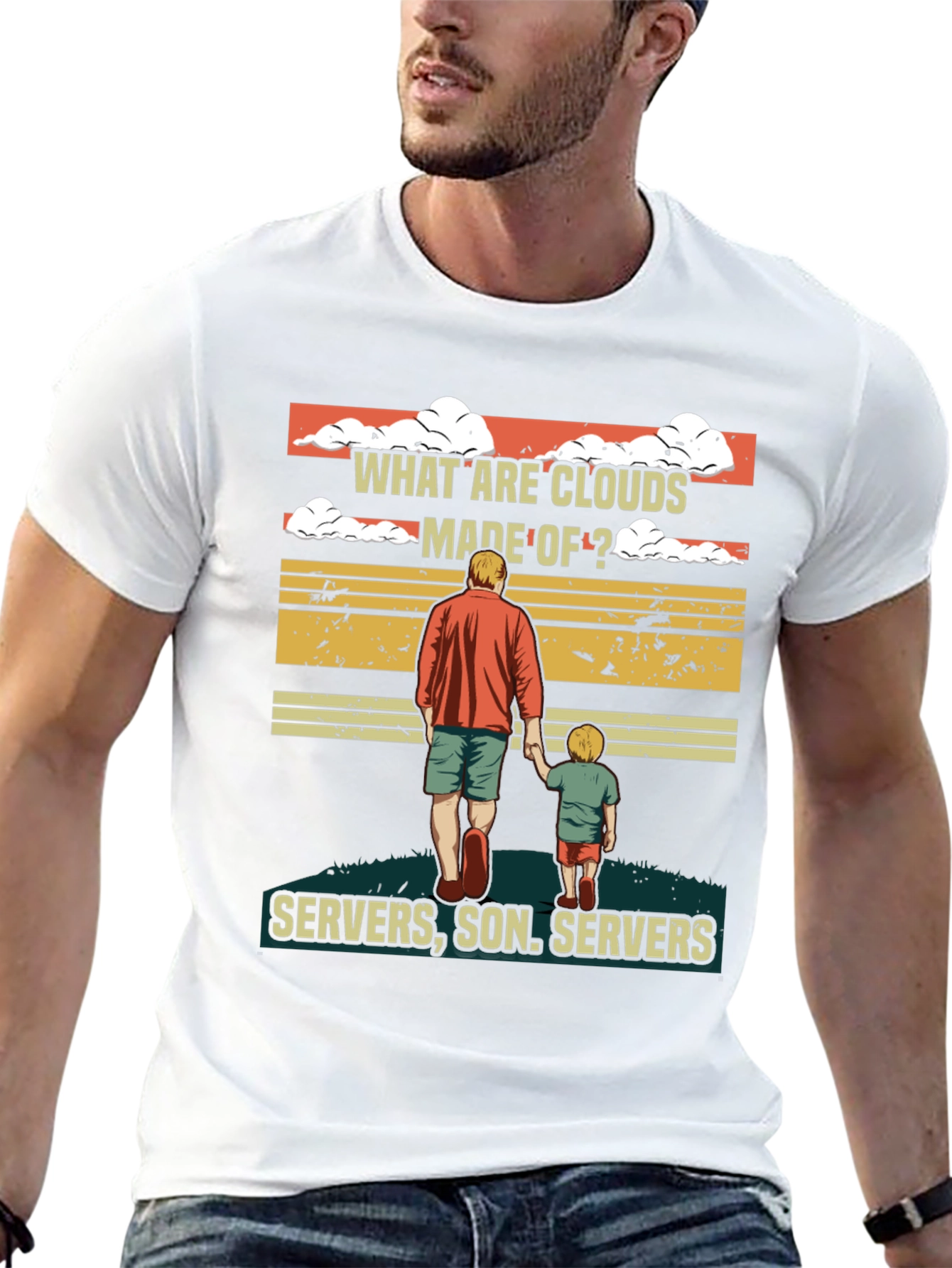 What Are Clouds Made Of T-Shirt - Servers Son