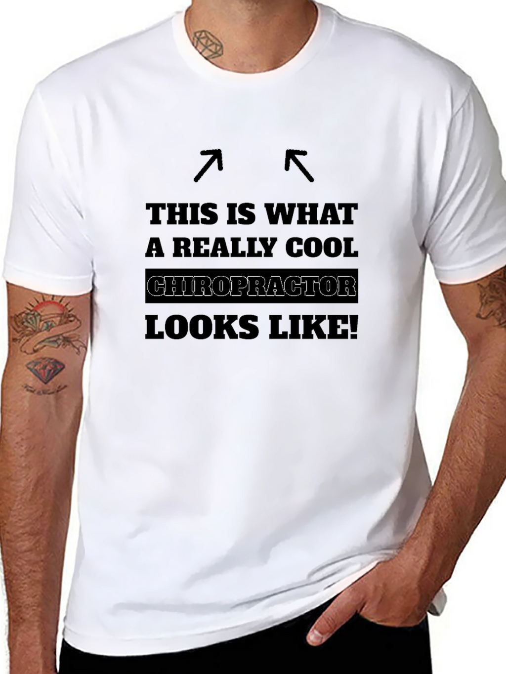 Cool Chiropractor T-Shirt - Black