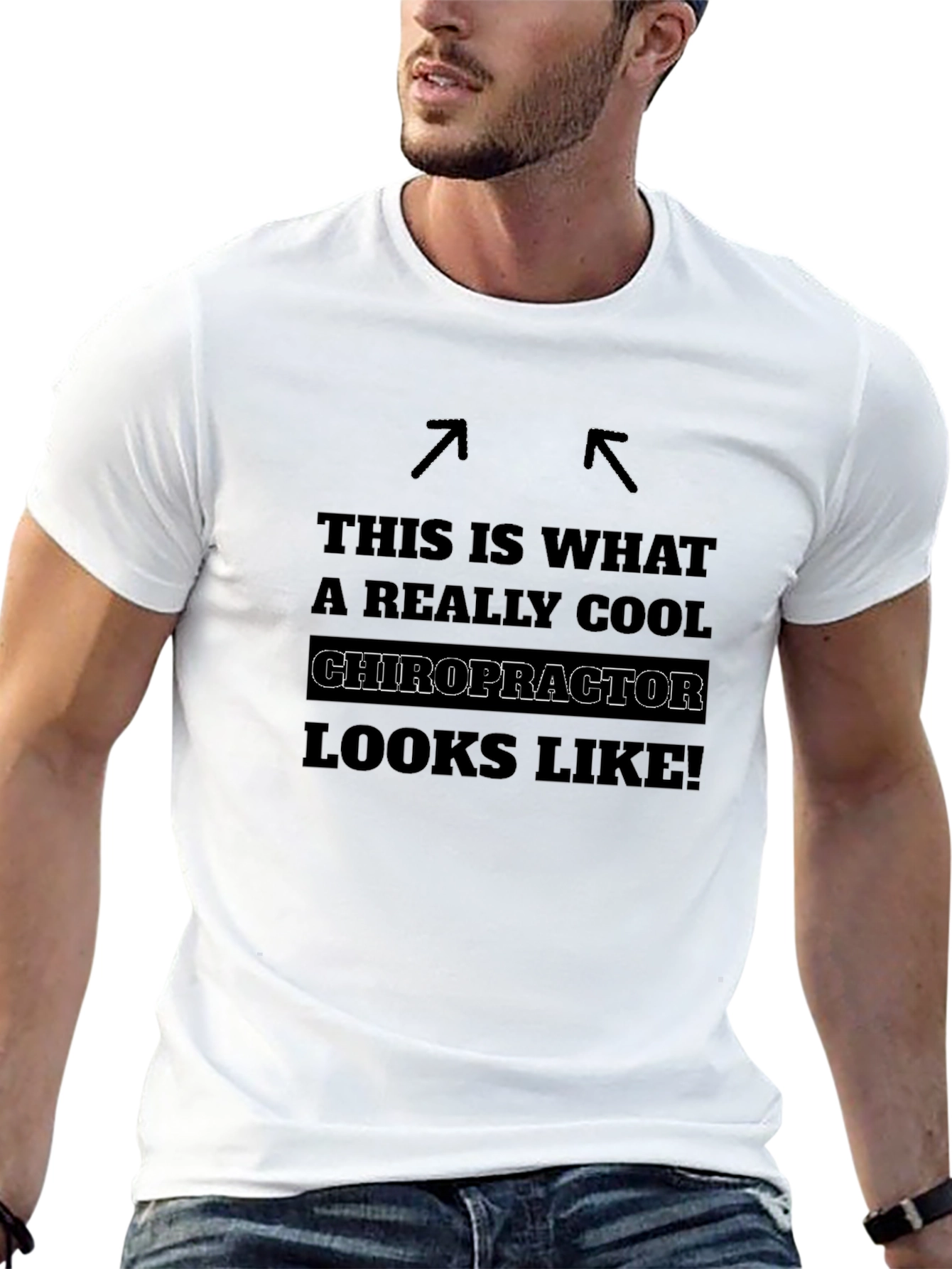 Cool Chiropractor T-Shirt - Black