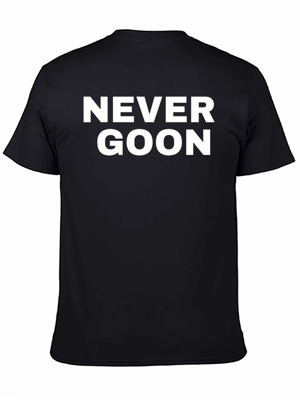 Never Goon Graphic Tee - Mens Black T-Shirt